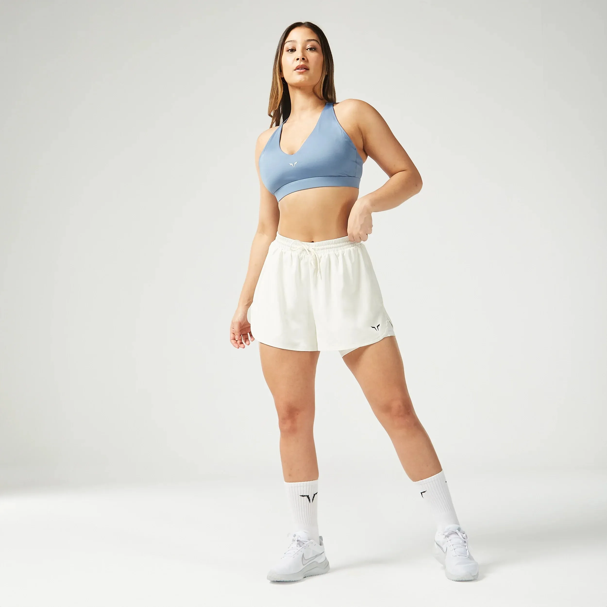 Essential 2-in-1 Shorts - Pearl White