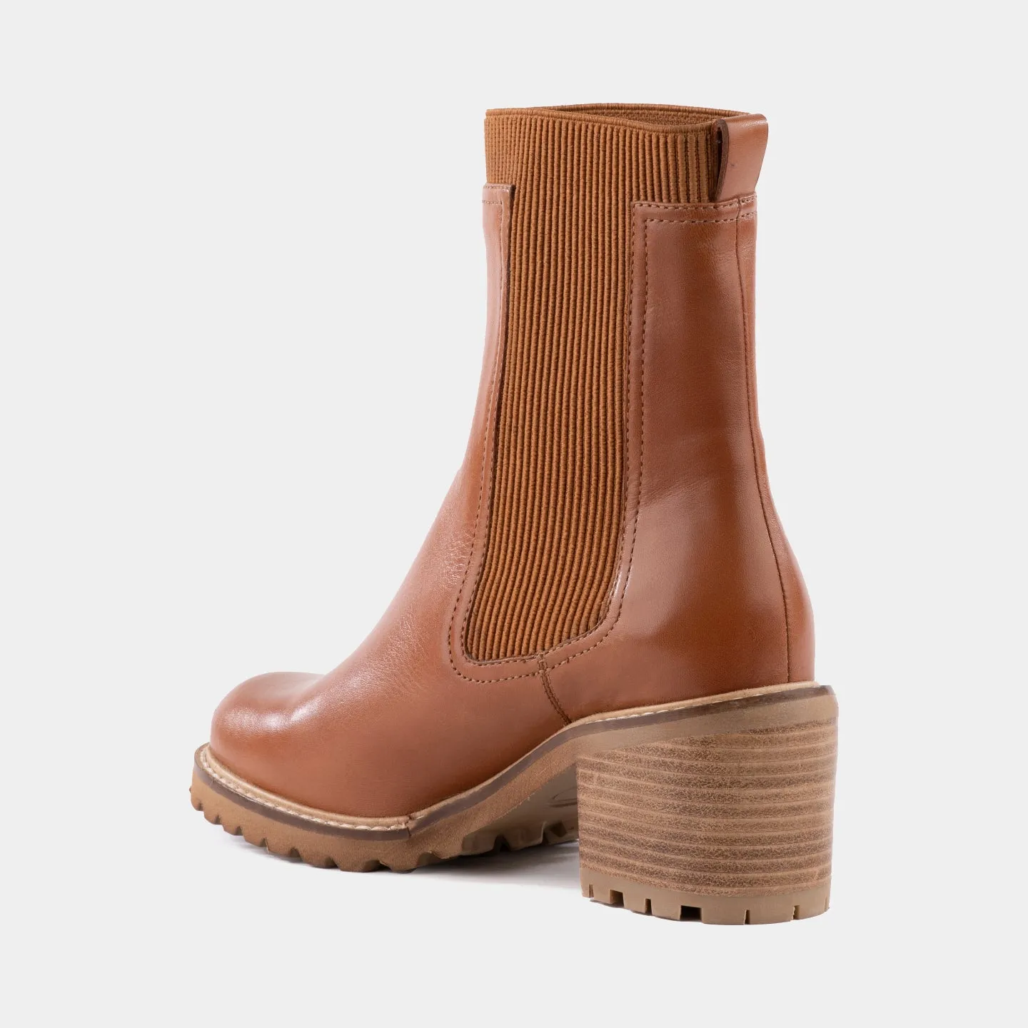 Far Fetched Knit Chelsea Lug Boot