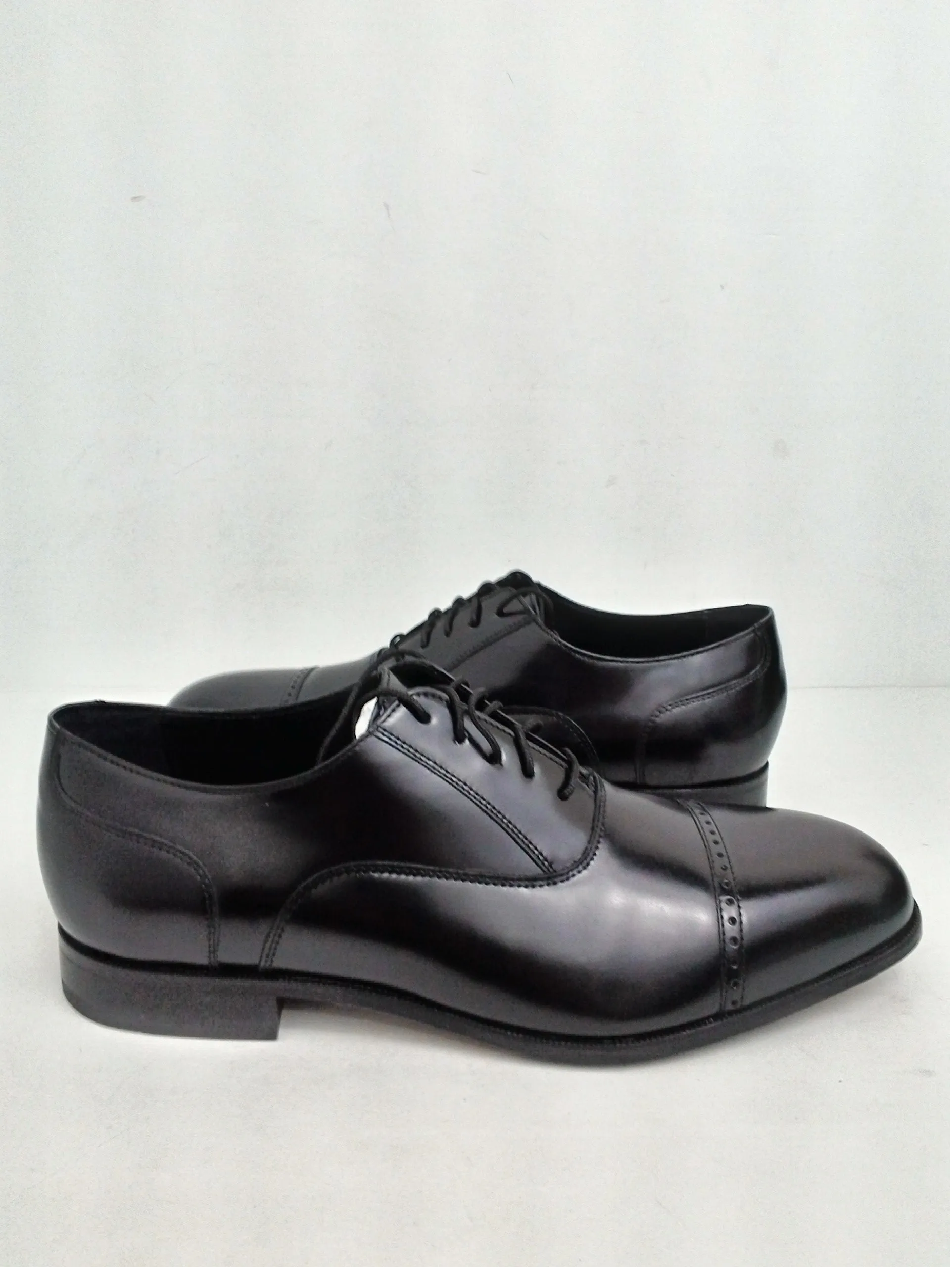 Florsheim Men's Black Leather Oxford Shoes Size 13