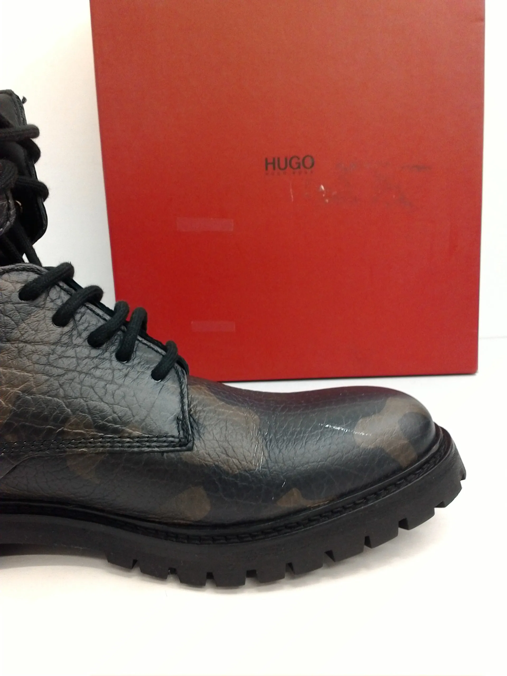 Hugo Boss Men's Explore Halb Dark Green Size 41