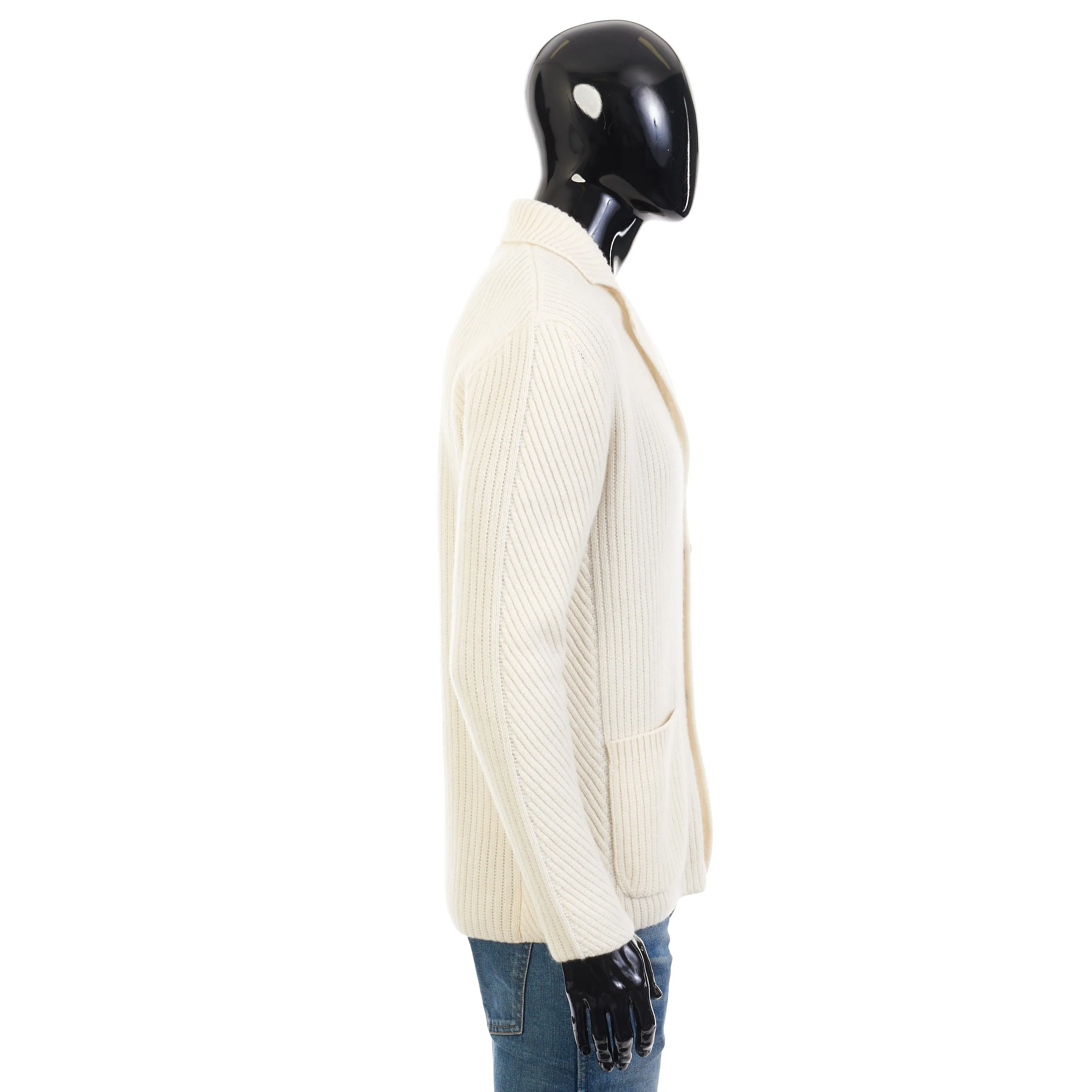 Ivory White Cardigan - Sustainable Cashmere