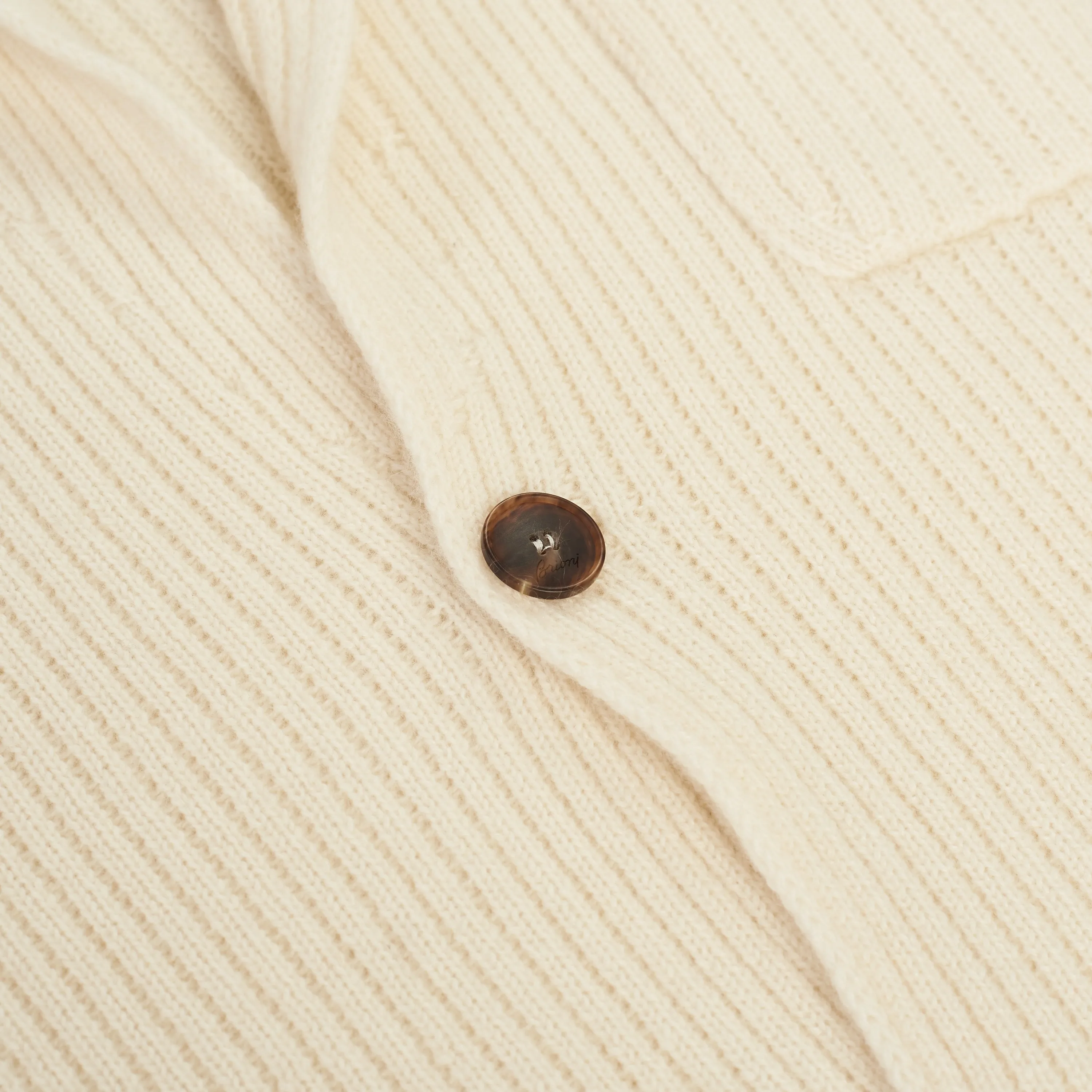 Ivory White Cardigan - Sustainable Cashmere