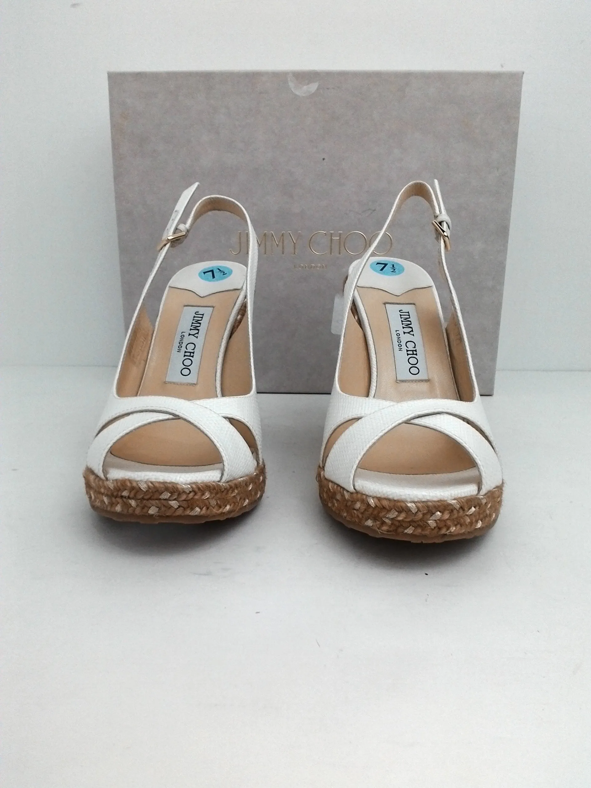 Jimmy Choo Women's Amely Raf Wedge Size 37.5