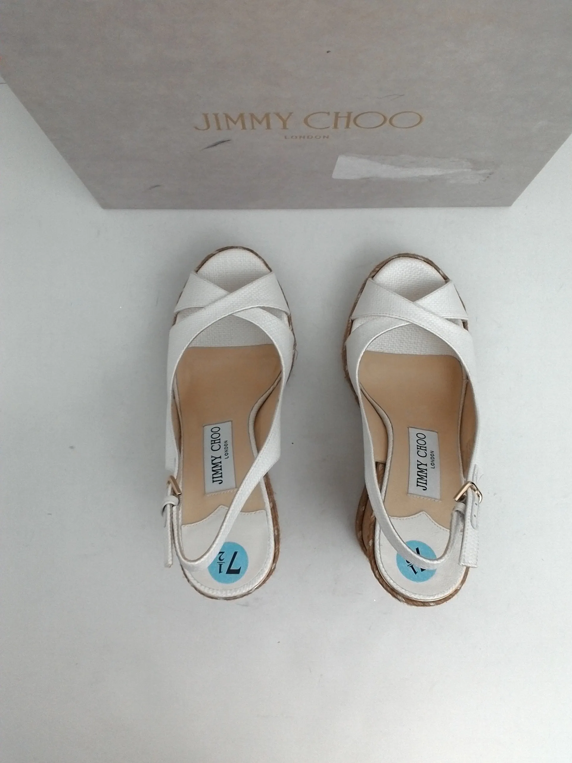 Jimmy Choo Women's Amely Raf Wedge Size 37.5