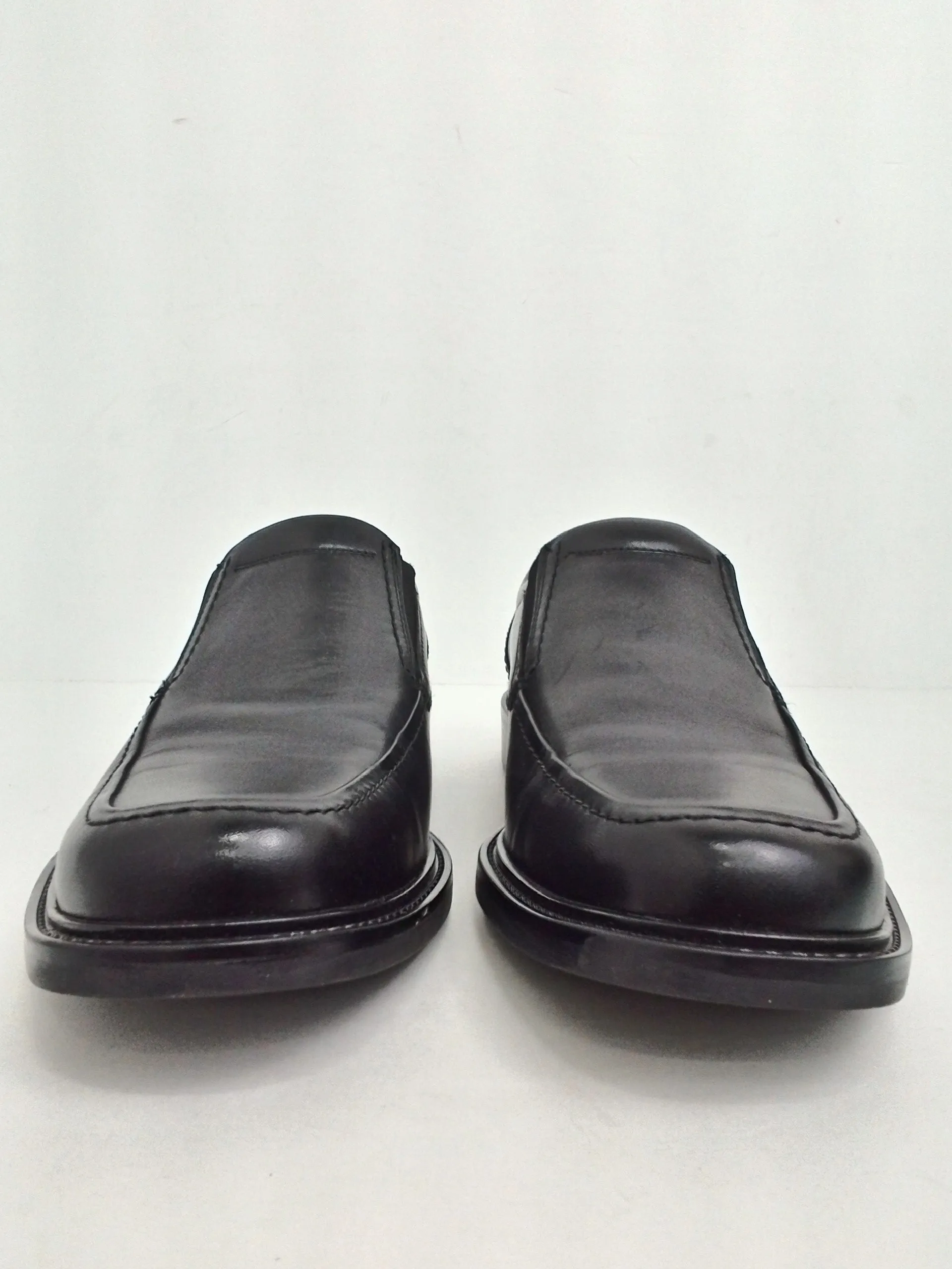 JOHNSTON & MURPHY Men's Black Leather Shoes Size 8 M