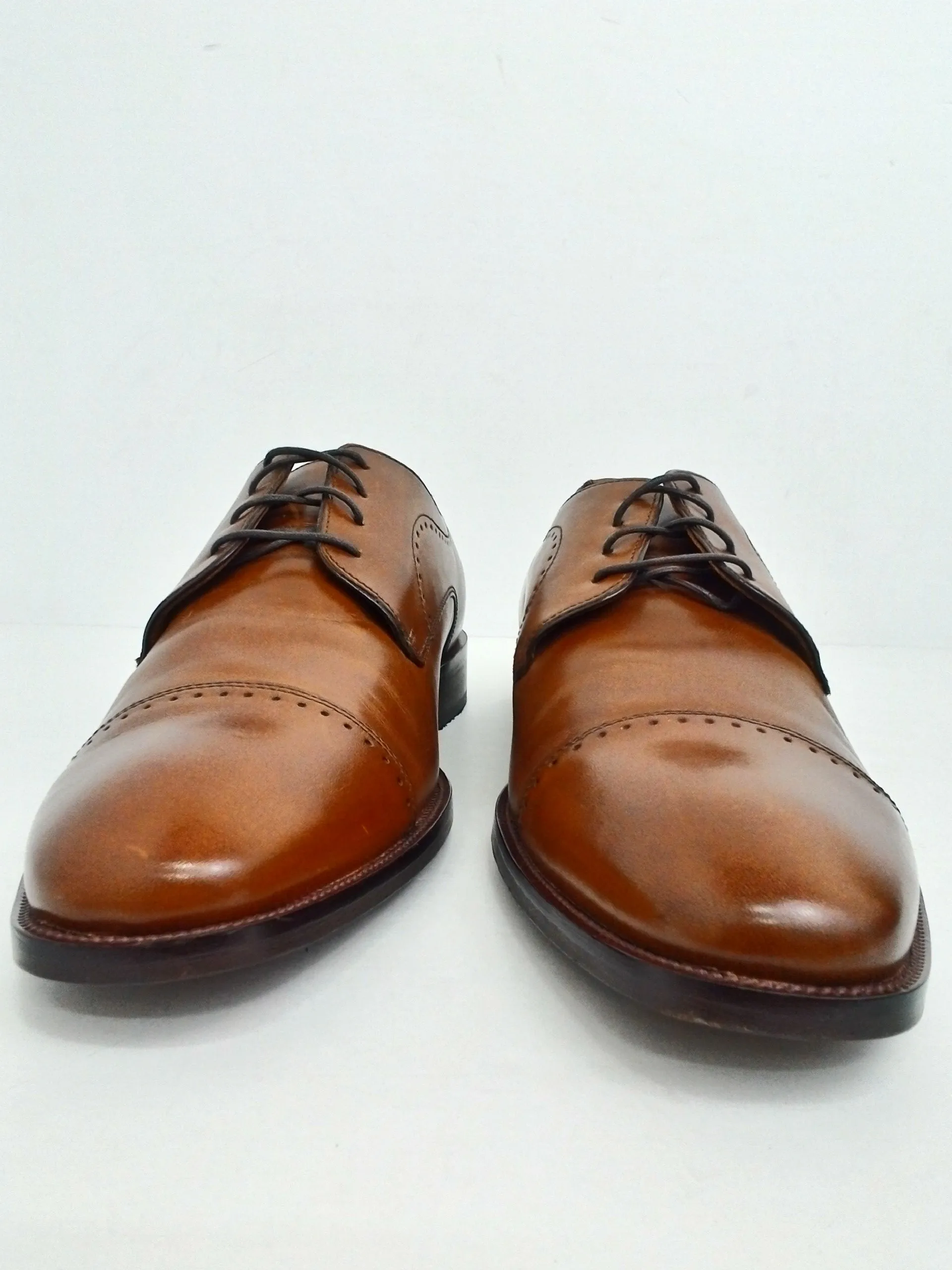 Johnston & Murphy Men's Brown Leather Oxford Size 12