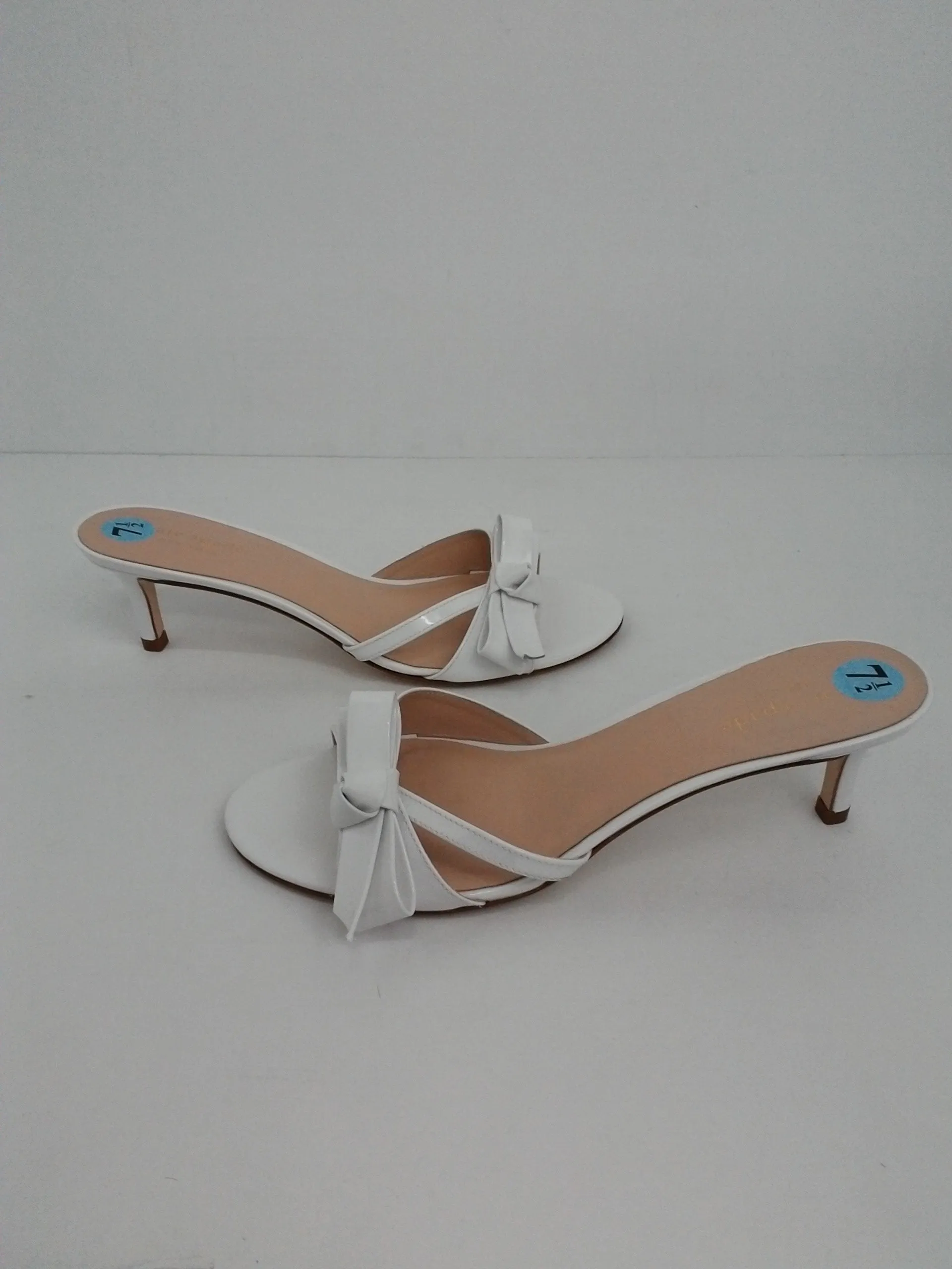 Kate Spade NEW YORK White Leather Mule Size 7.5