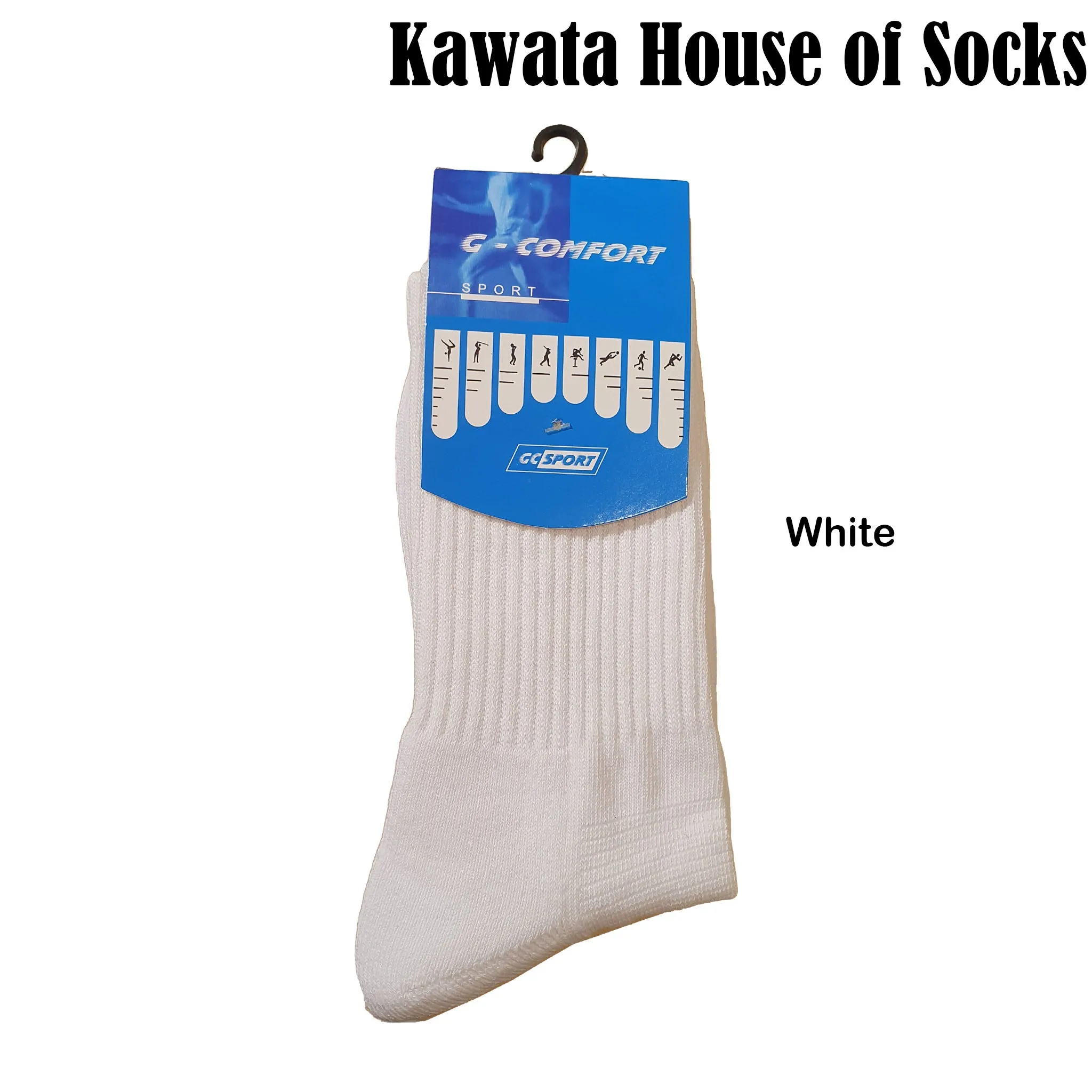 Kawata Men Mid Calf Padded Socks | Padded Sport Socks | Work Socks