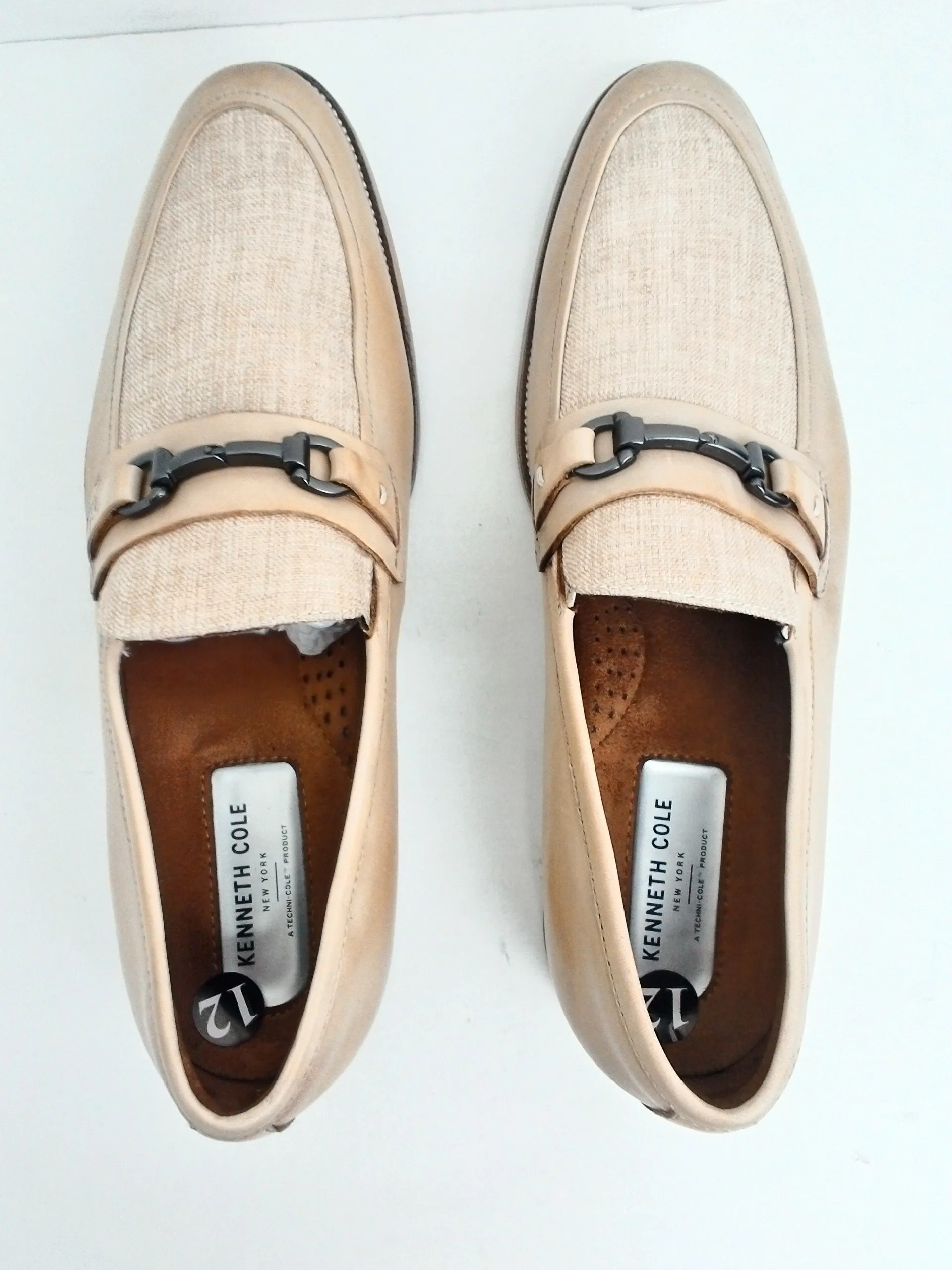 Kenneth Cole Men's Brock Beige Loafer Size 12