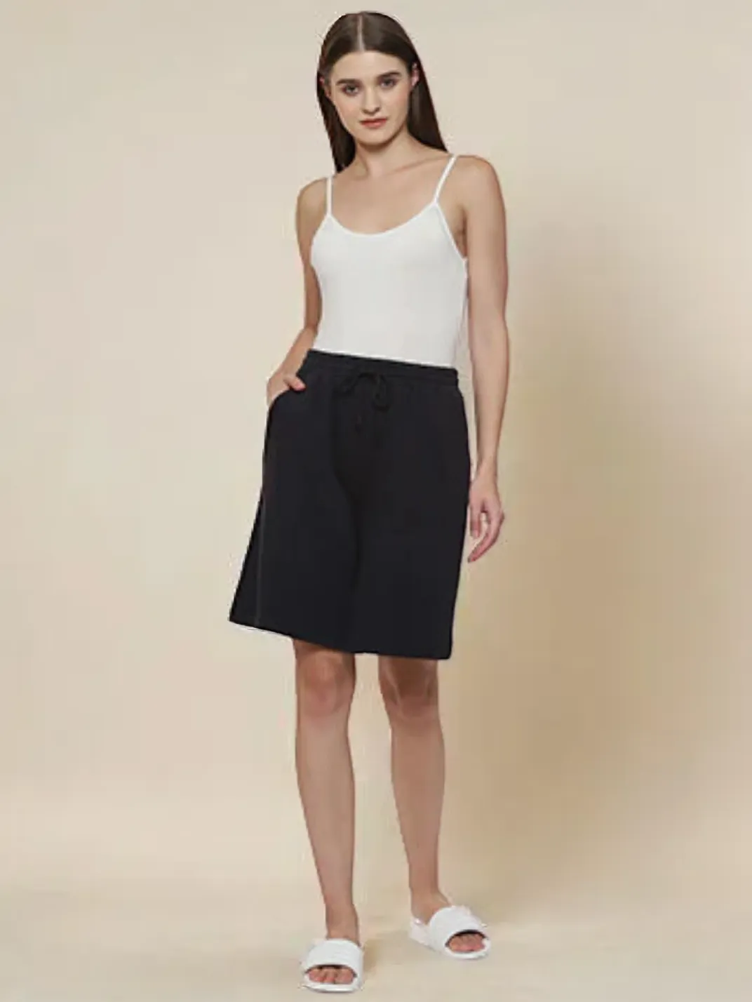 Knack Women's Black Divided Skirt