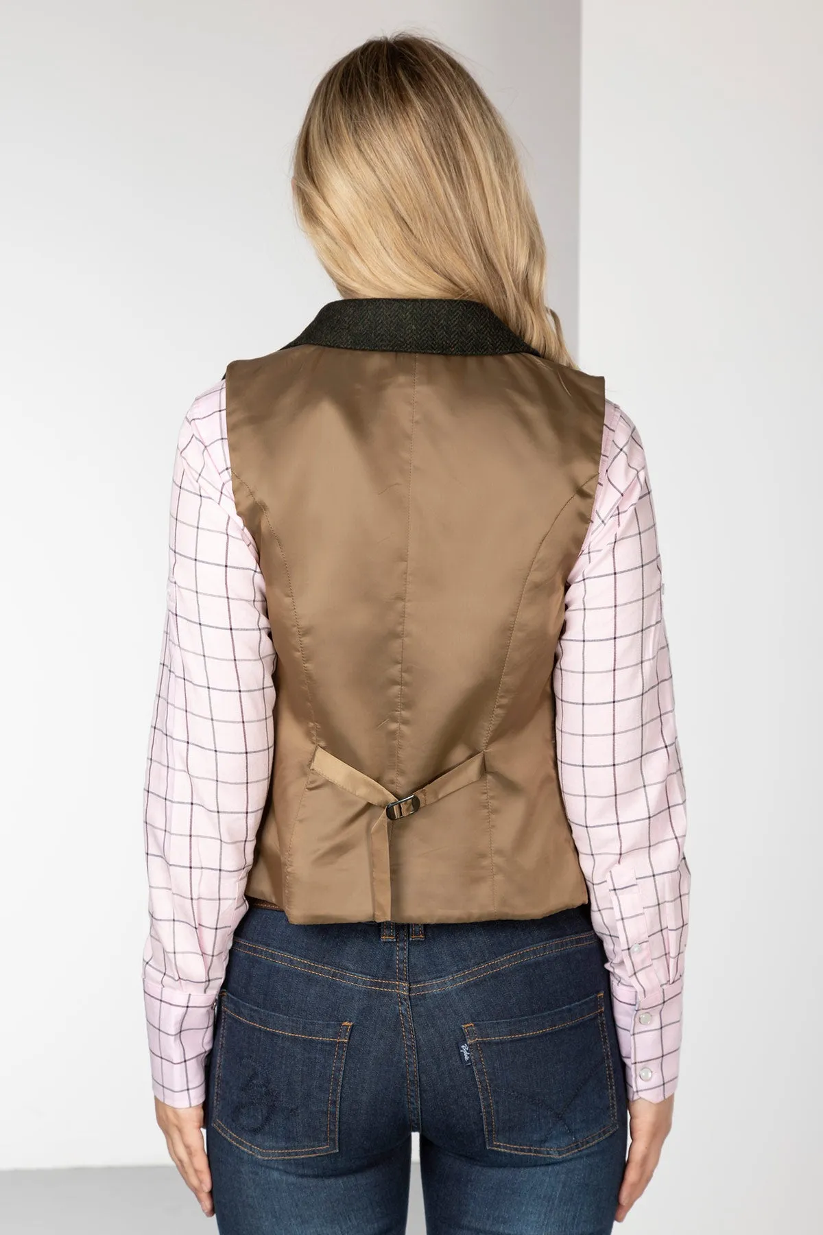 Ladies Limited Edition Tweed Waistcoat - Helen