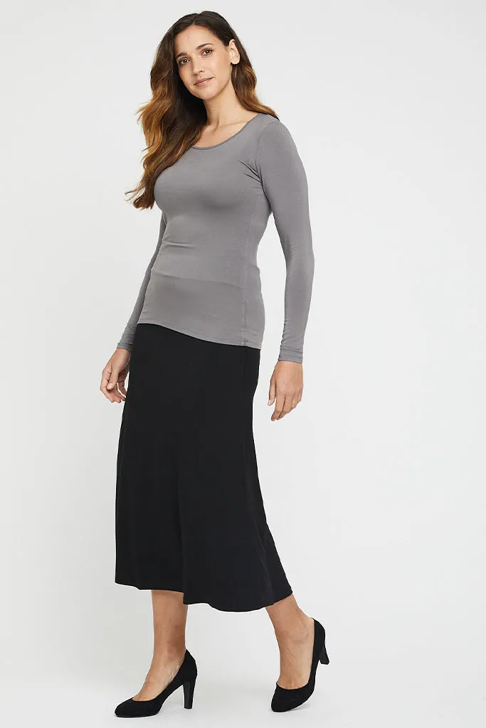 Lana Long Skirt - Black