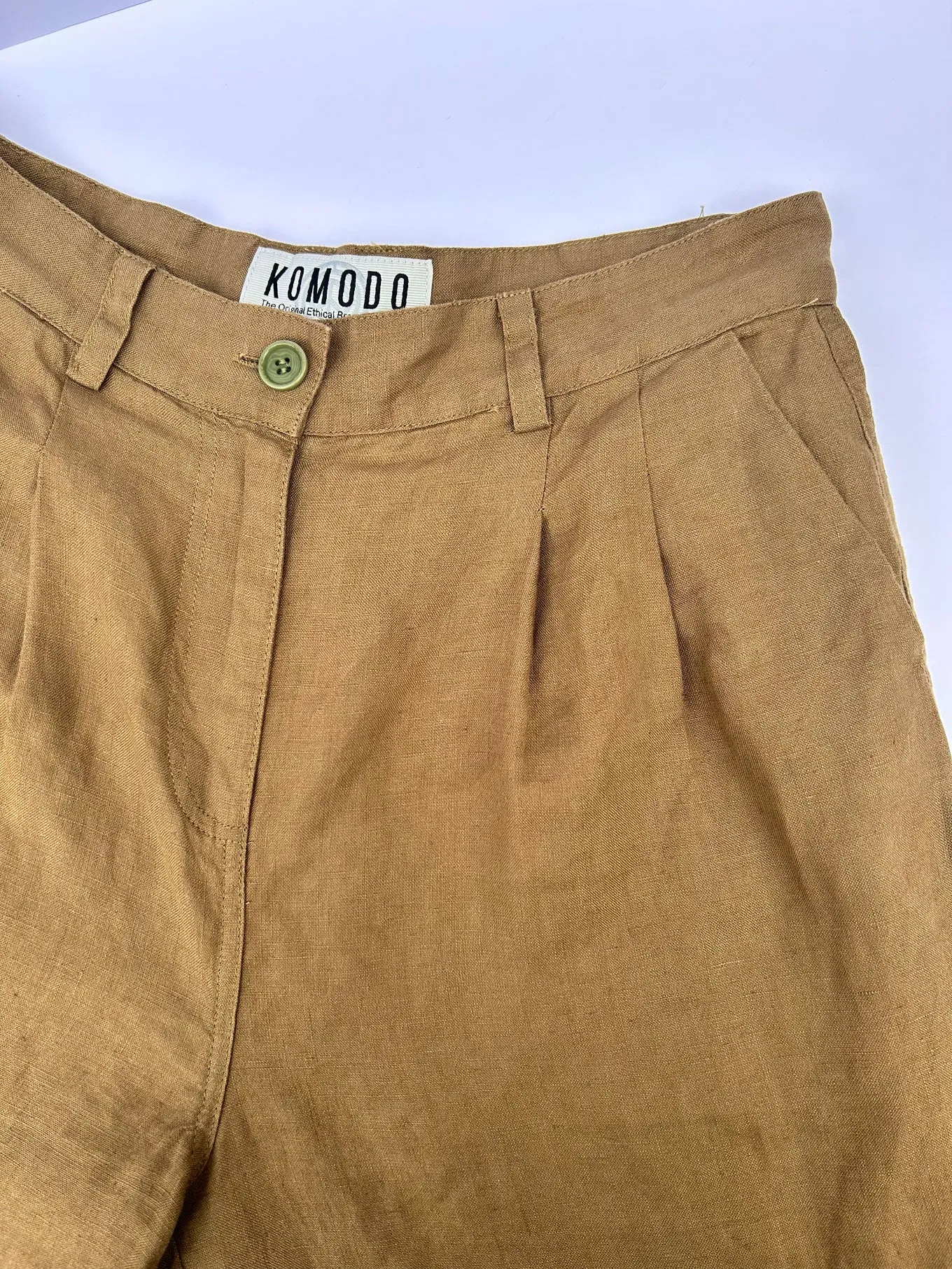 LION - Linen Trousers Khaki