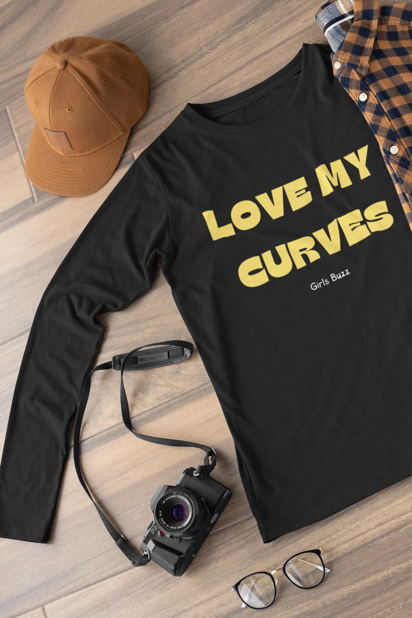 Love My Curves Full Sleeves T-shirt