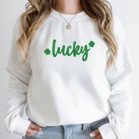 Lucky St Patricks Day Sweatshirt