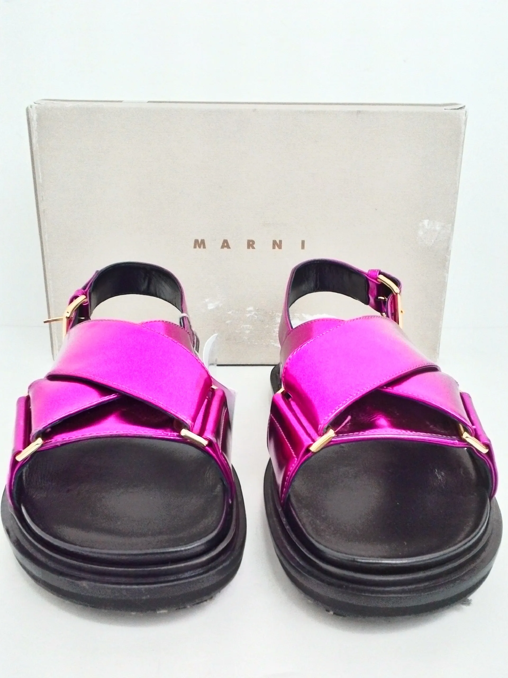 MARNI Women's Purple Sandals Size 40