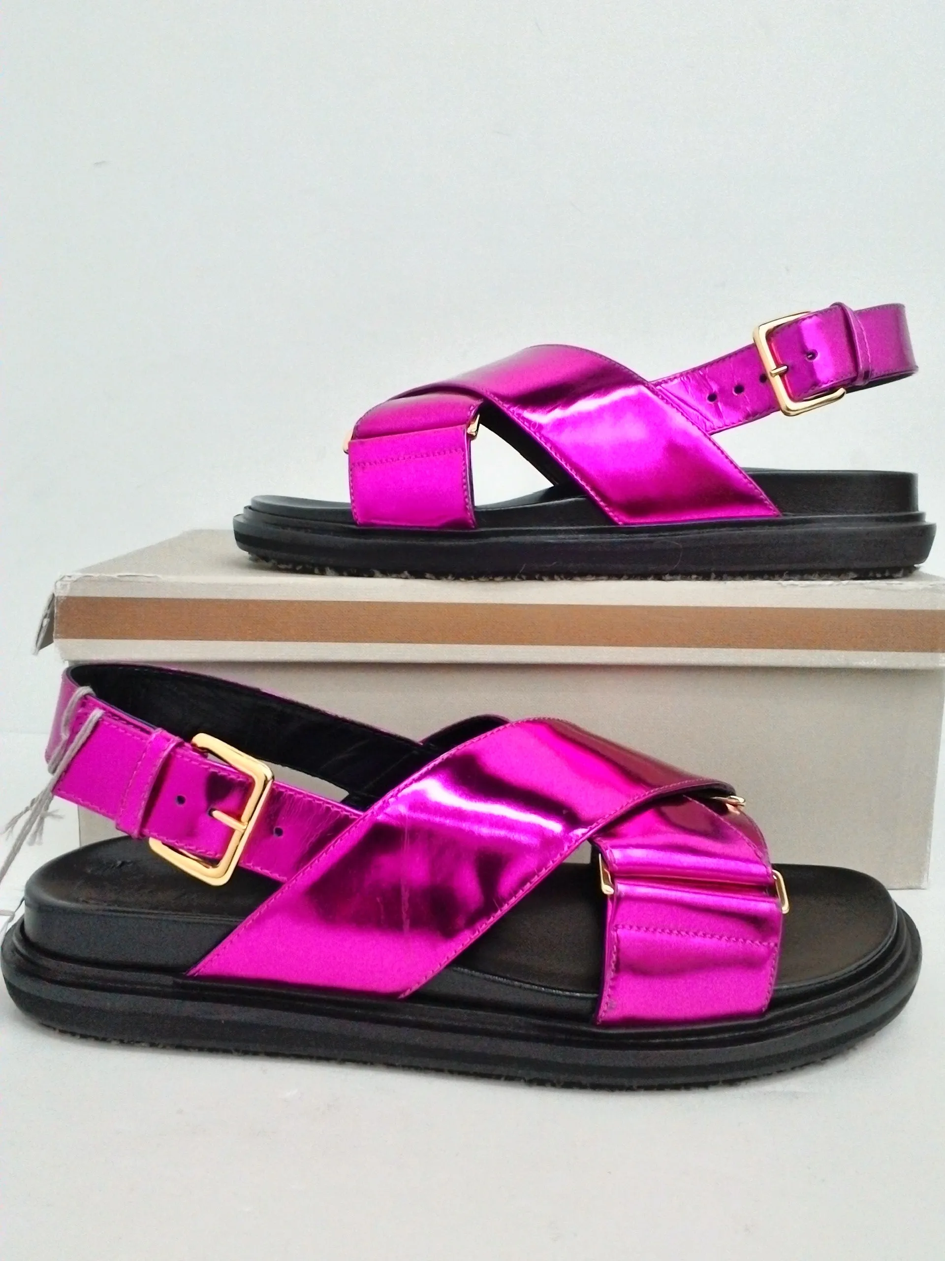 MARNI Women's Purple Sandals Size 40