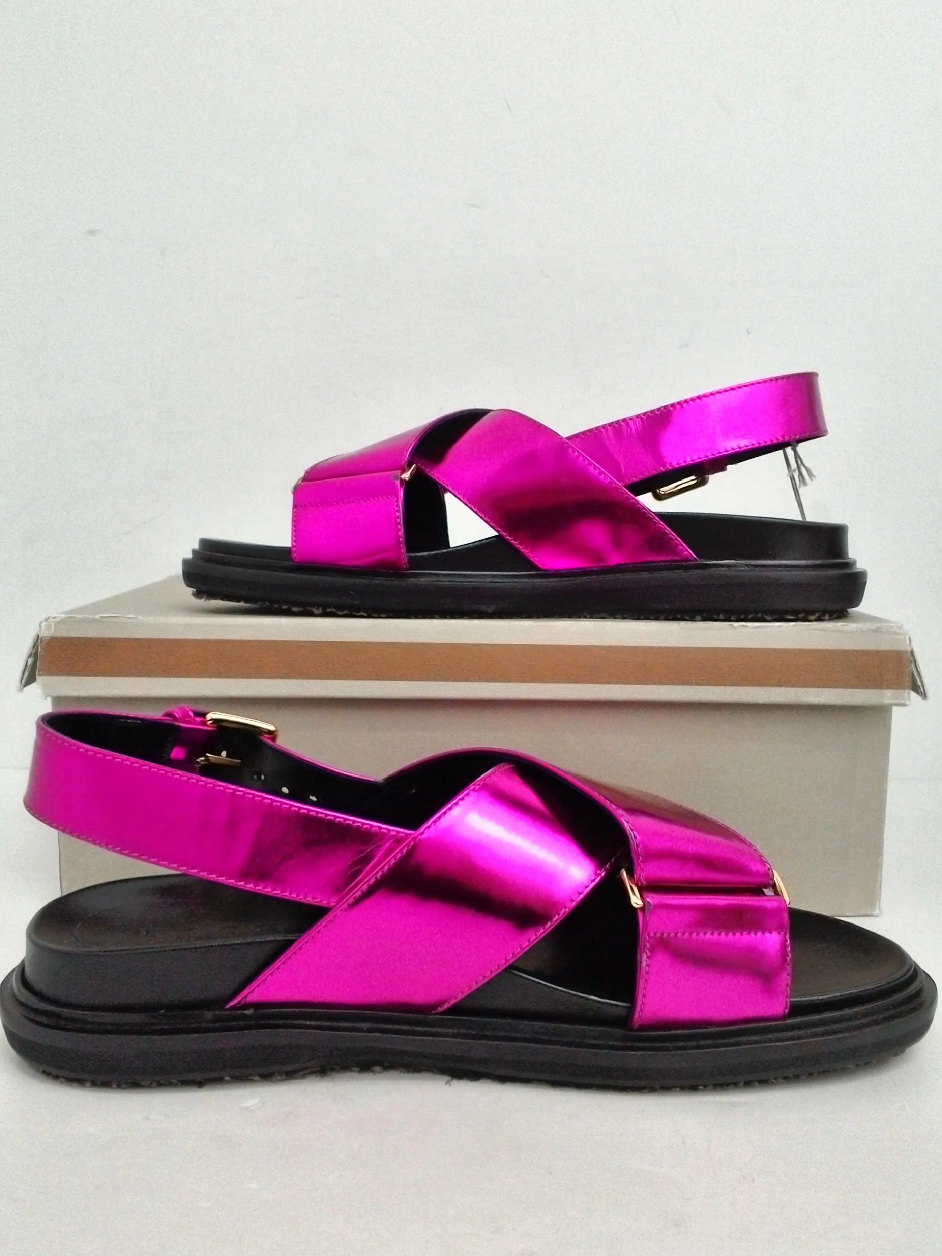 MARNI Women's Purple Sandals Size 40