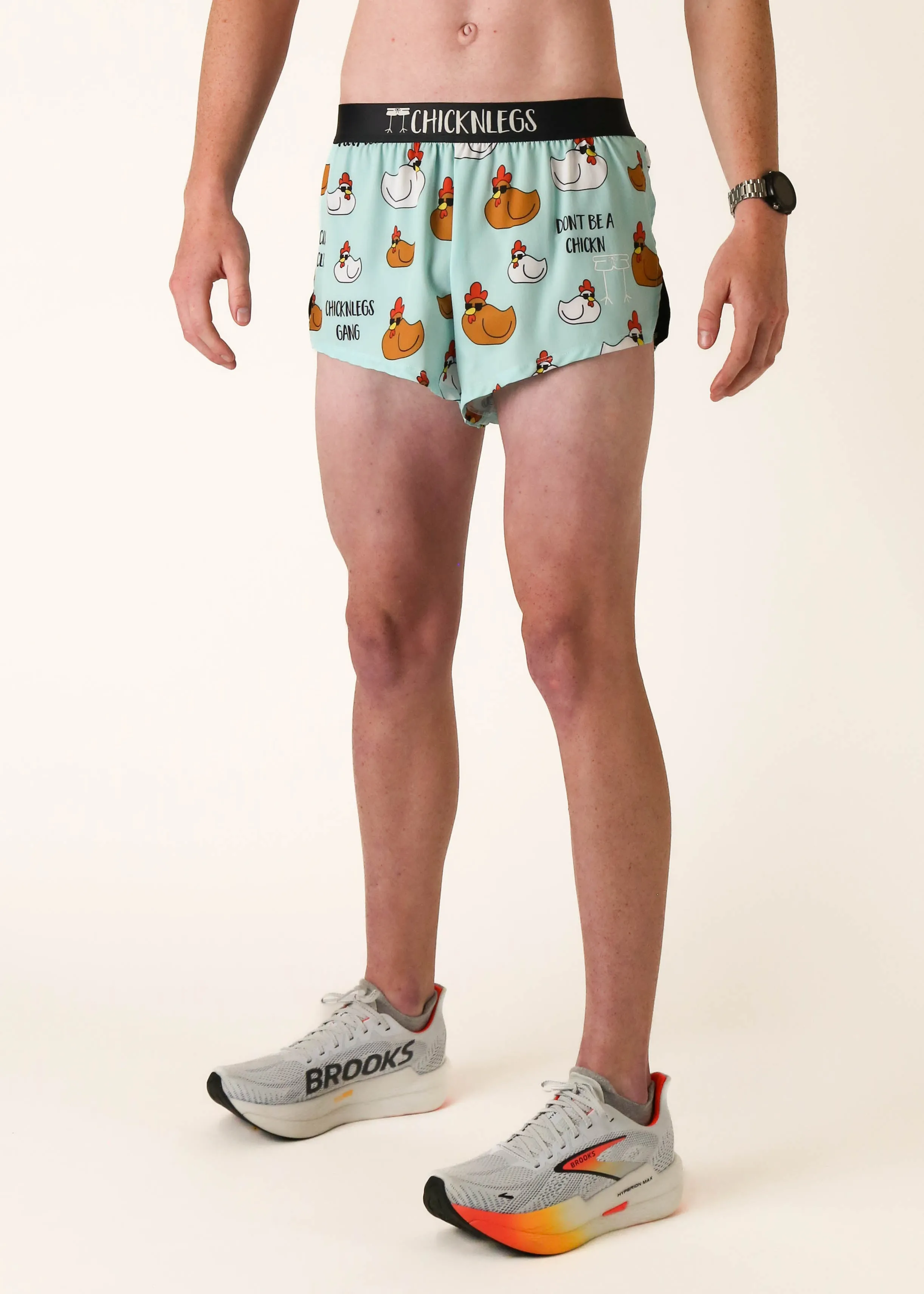 Men's Swaggy Chickns 2" Split Shorts