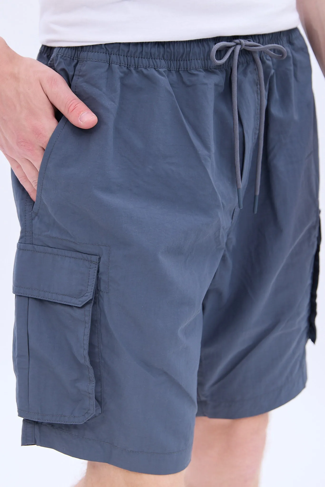 Nylon Cargo Jogger Short