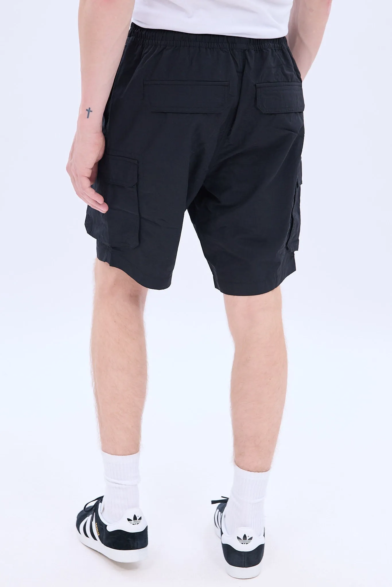 Nylon Cargo Jogger Short