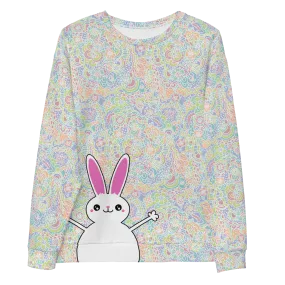 Peeking Bunny Sweatshirt (Adult XS-3XL)