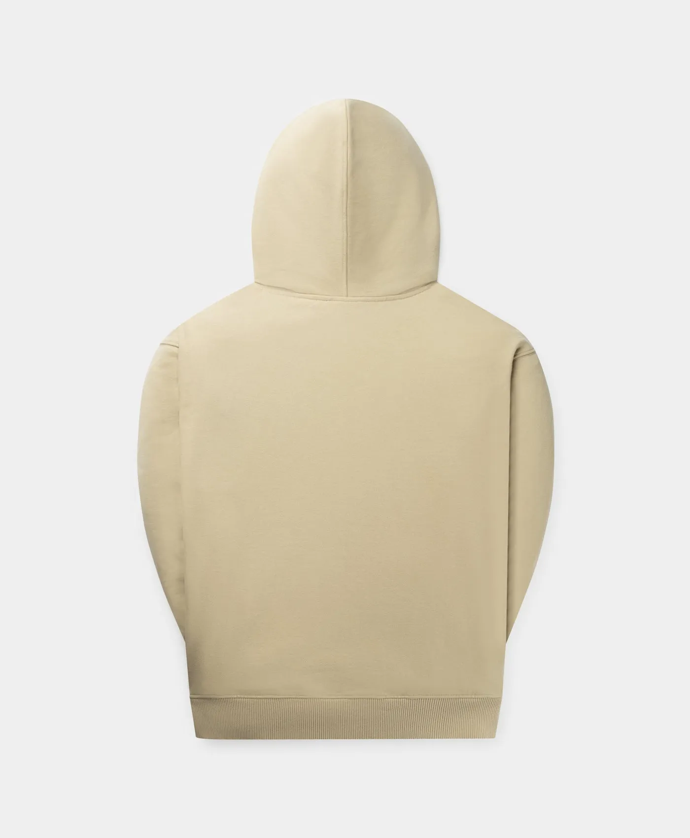 Pelican Beige Mono Oversized Hoodie