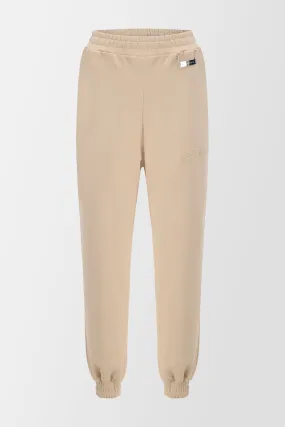 Philipp Plein Beige Embroidery Signature Trousers