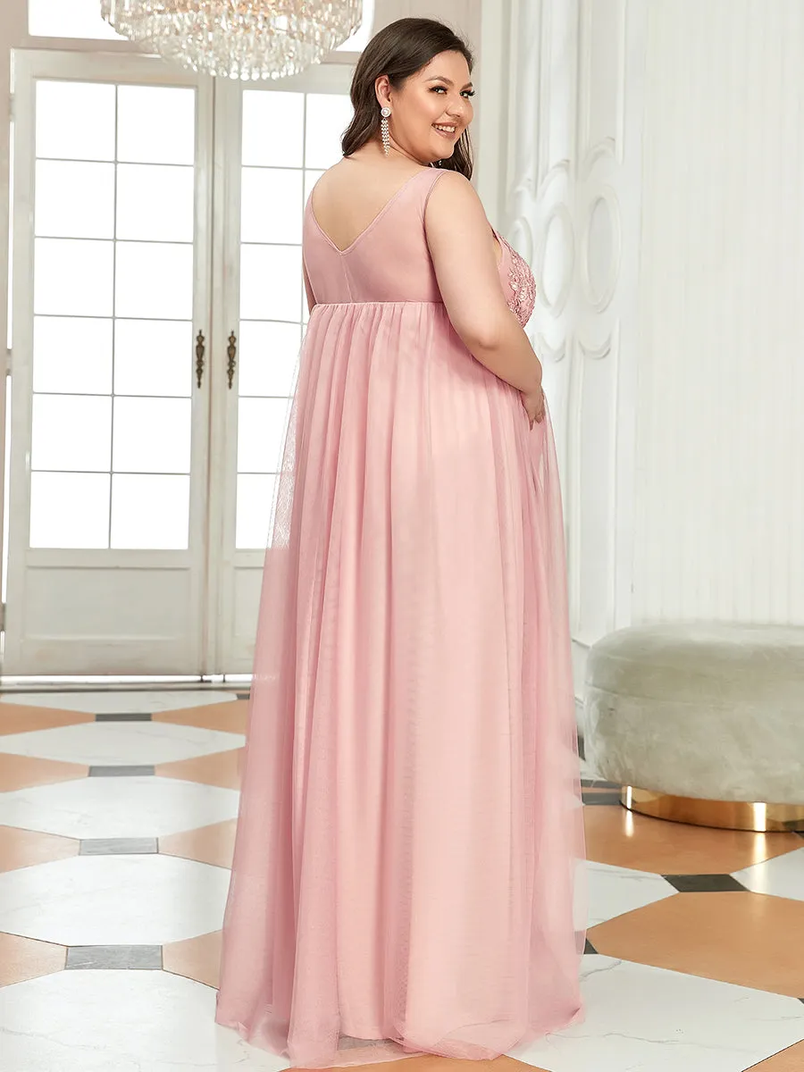 Plus Size Sultry Sleeveless Long Wholesale Maxi Dress for Pregnant Women