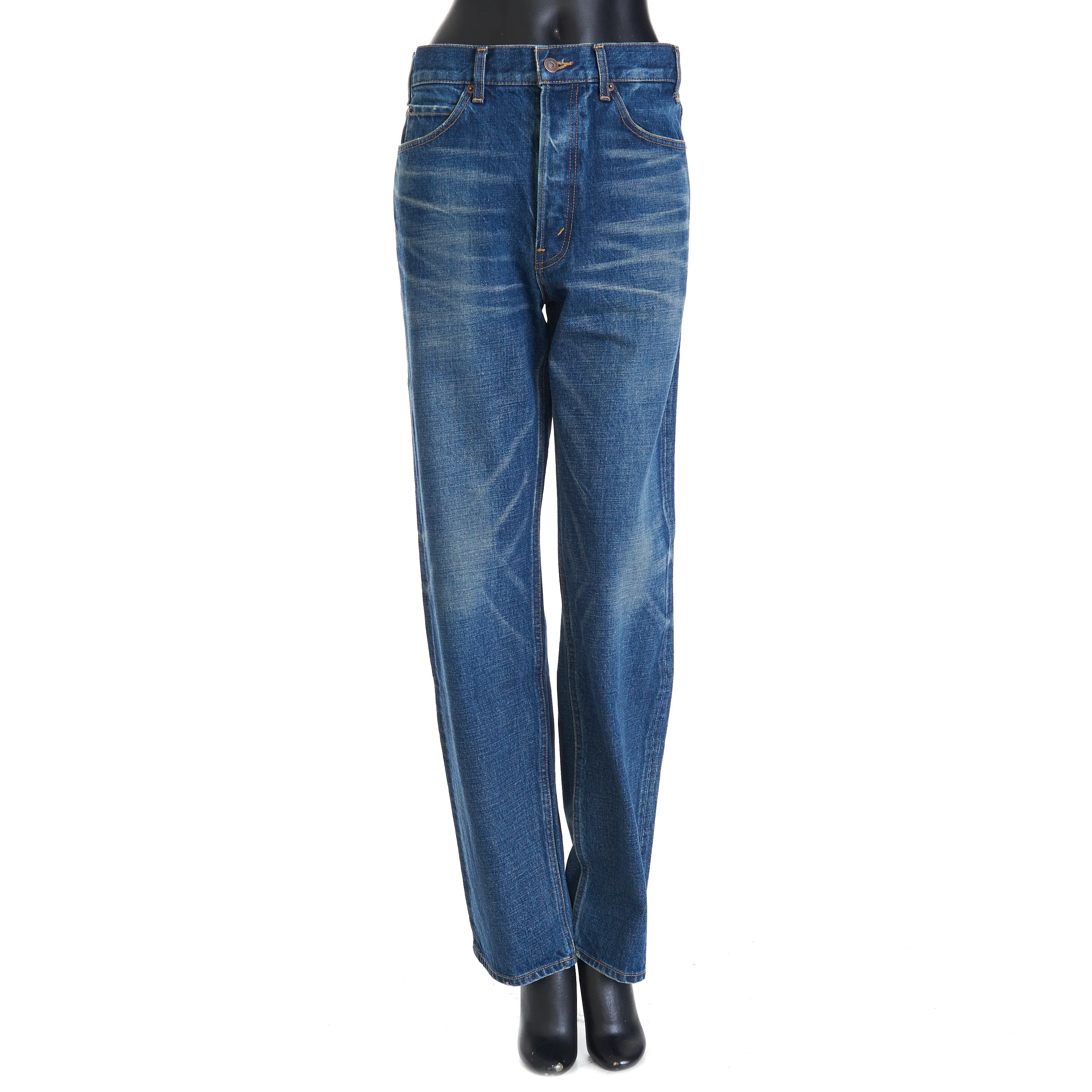 Polly Jeans In Dark Union Wash Blue Denim