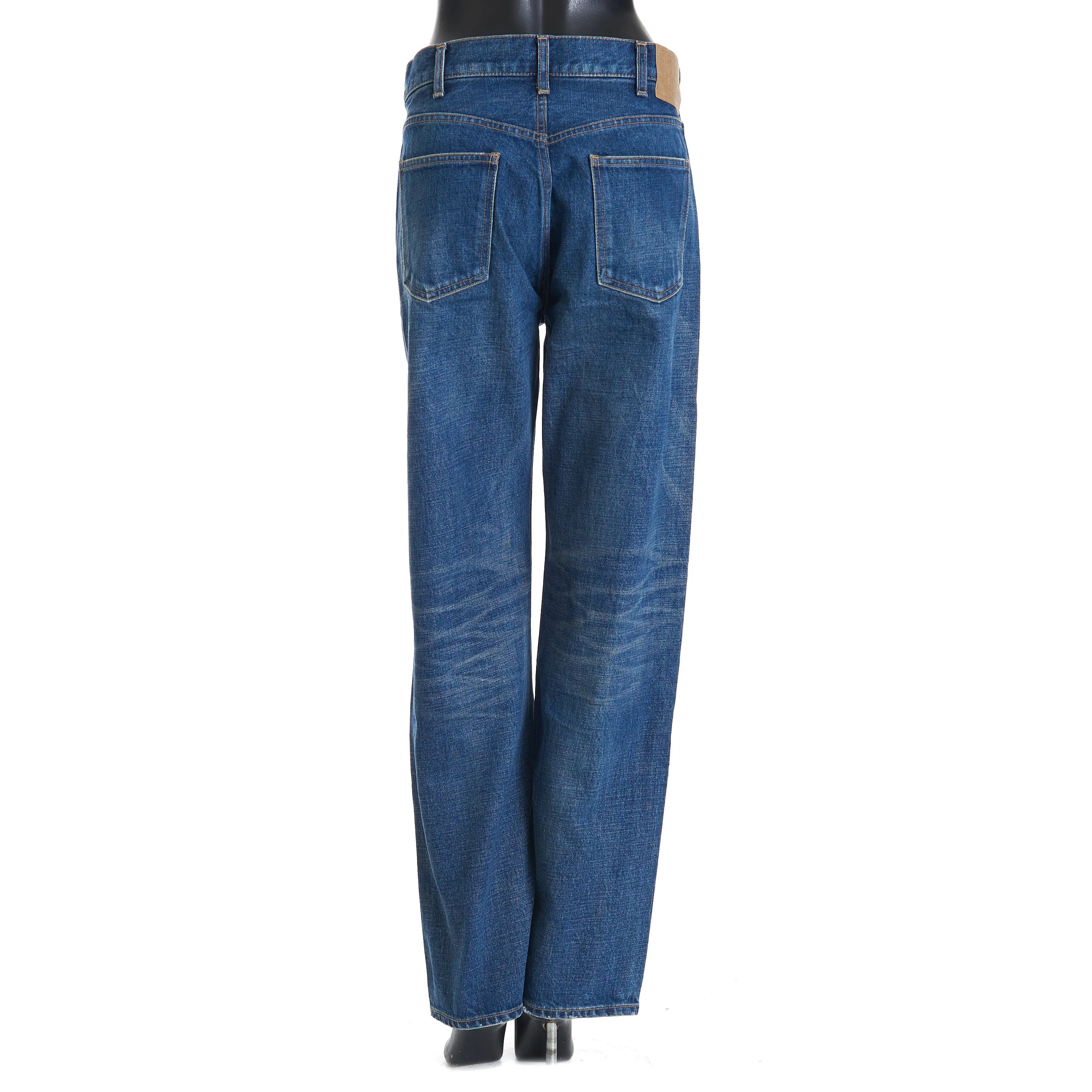 Polly Jeans In Dark Union Wash Blue Denim