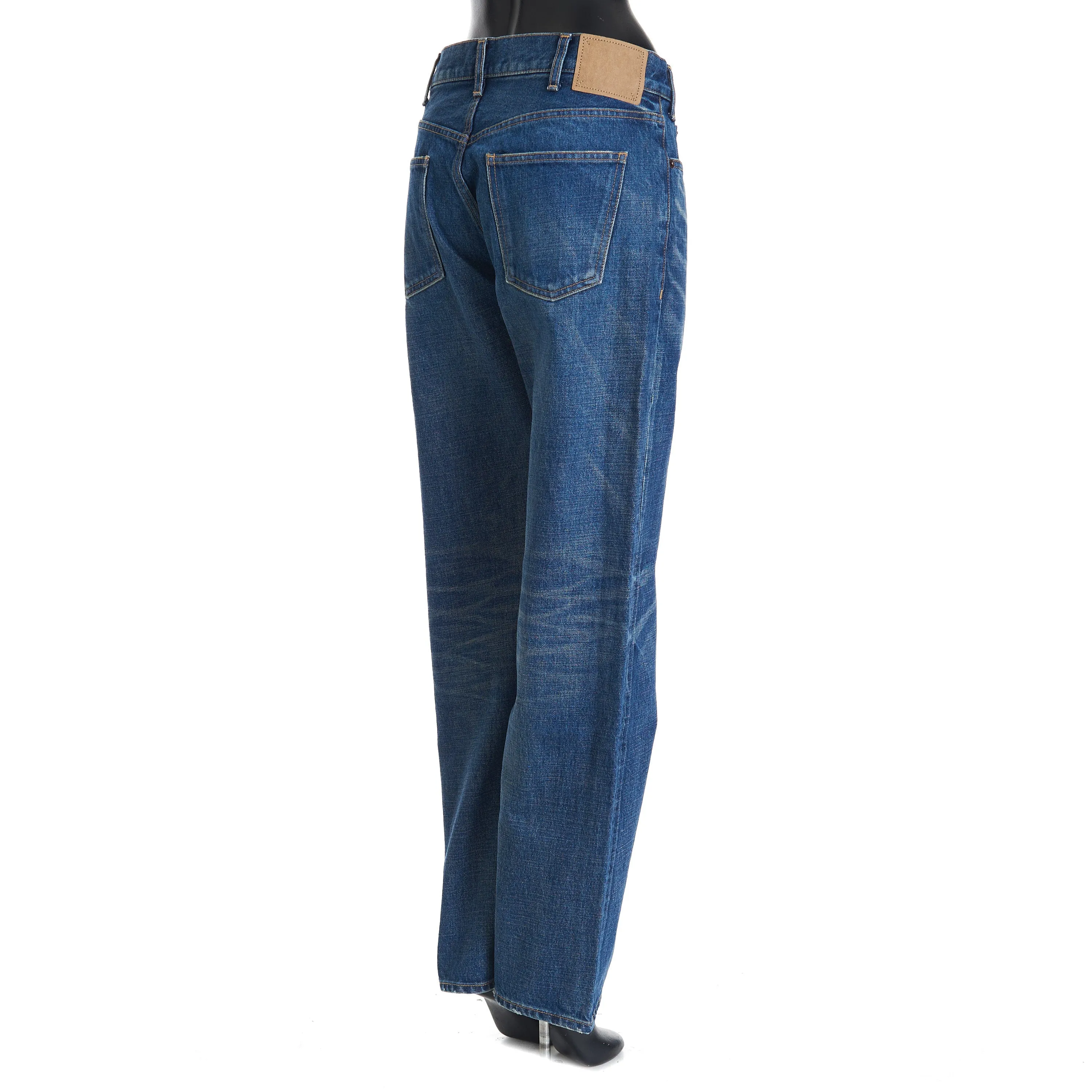 Polly Jeans In Dark Union Wash Blue Denim