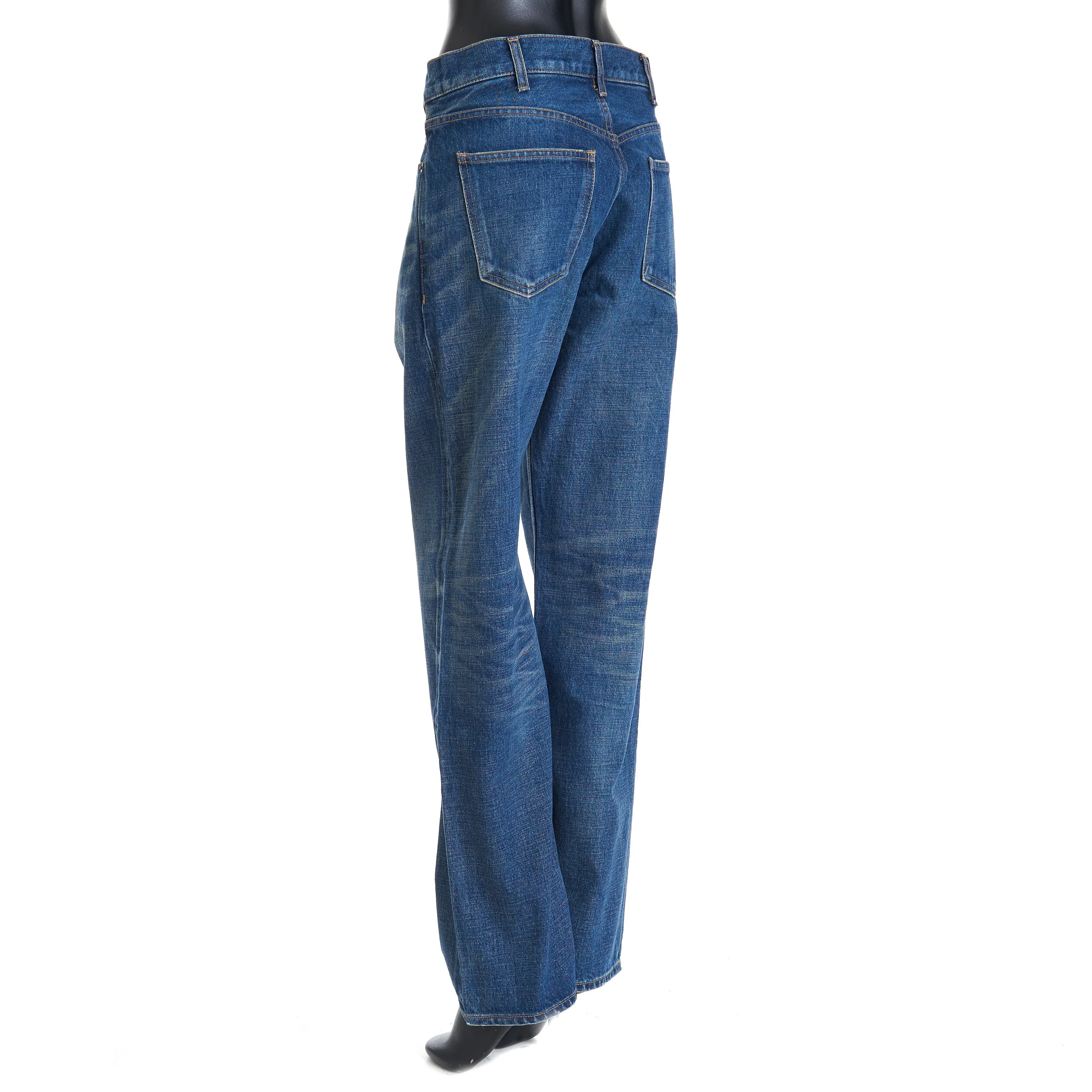 Polly Jeans In Dark Union Wash Blue Denim