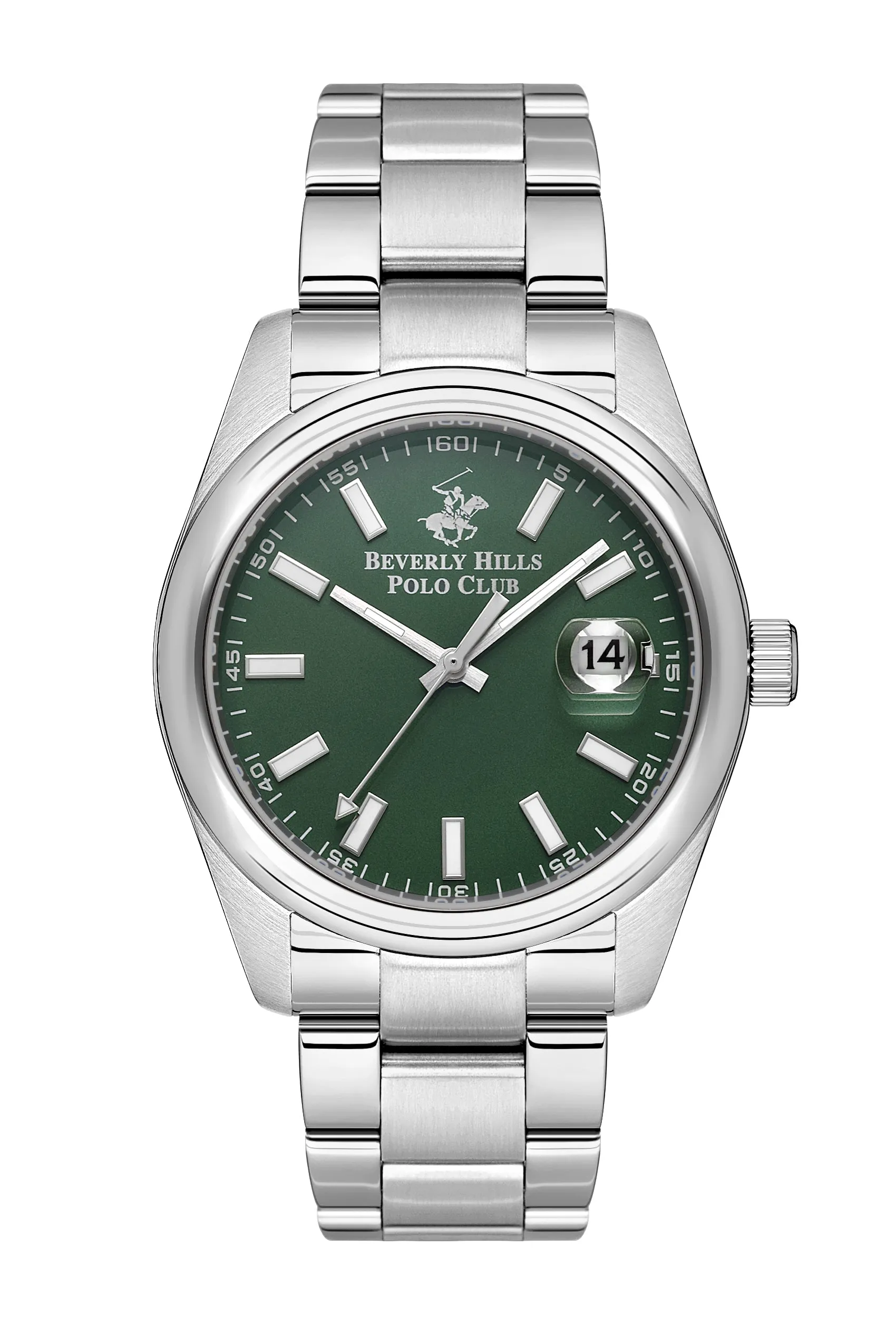 Polo - BP3598X.370 Gents 3 Hands - Date Green Dial Ceramic Sapphire Coated Glass