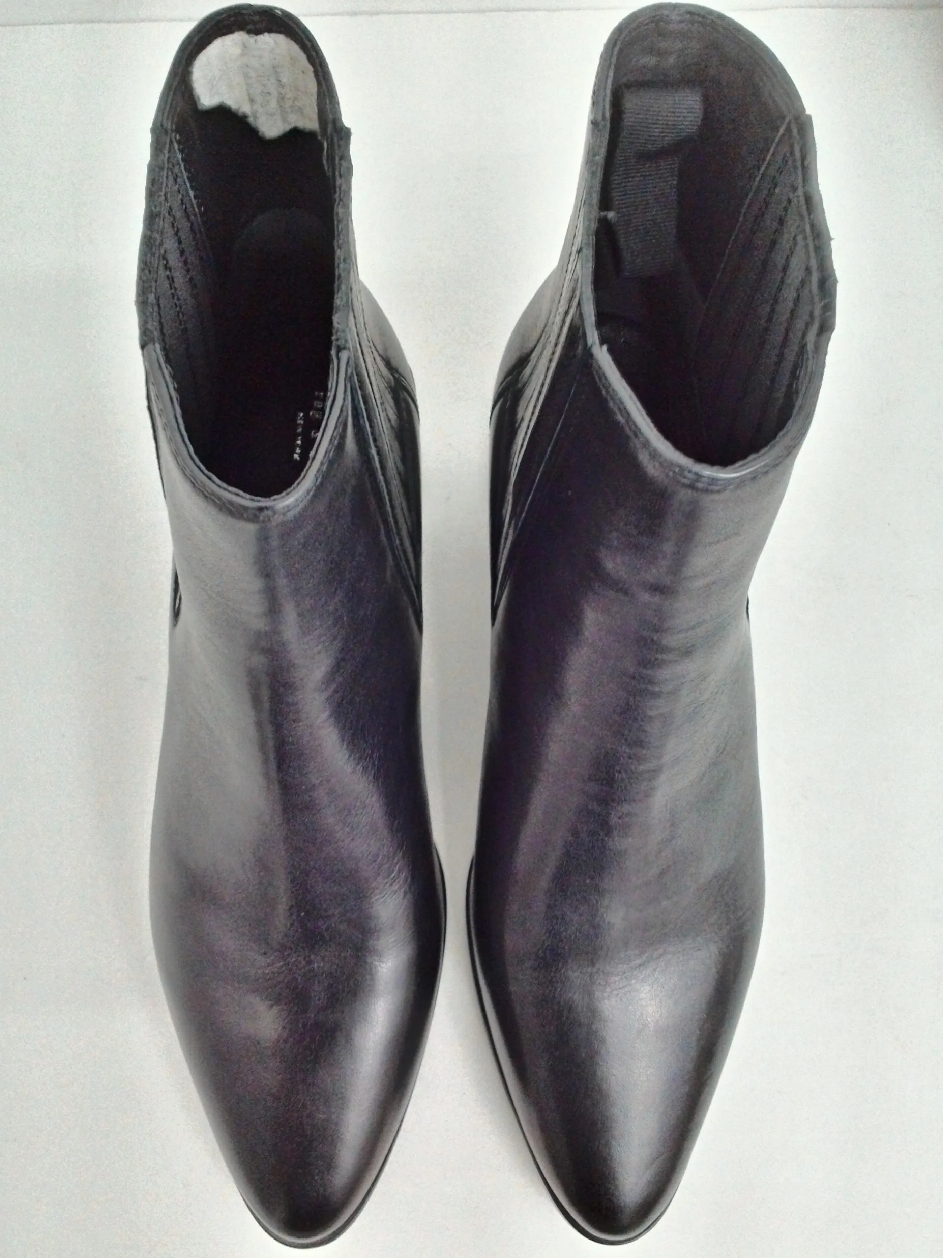 Rag & Bone Women's Rover Black Leather Booties Size 40