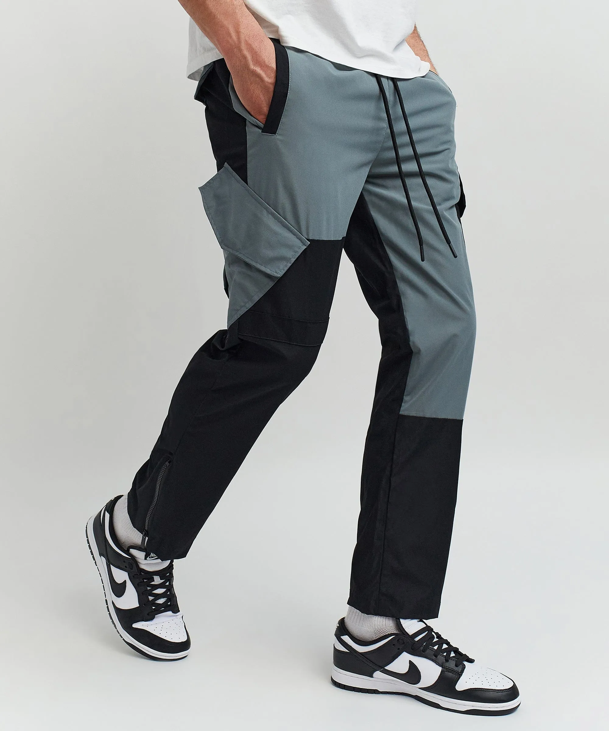 Riffraff Nylon Multi Pocket Cargo Pants