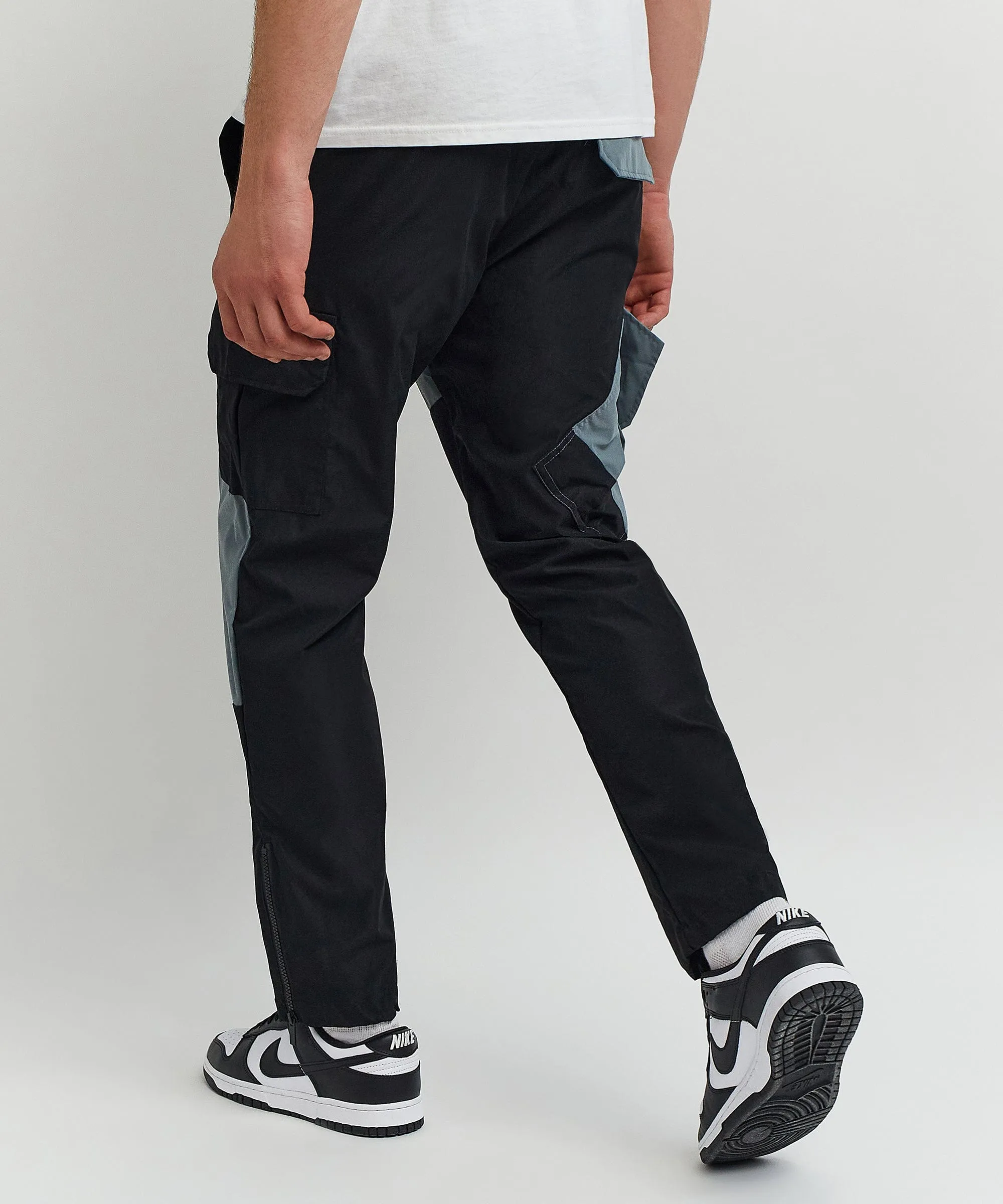 Riffraff Nylon Multi Pocket Cargo Pants