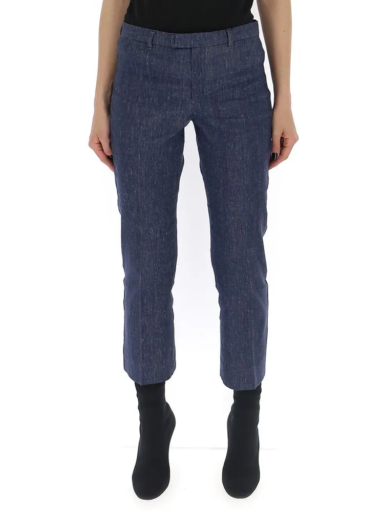 'S Max Mara Cropped Flared Trousers