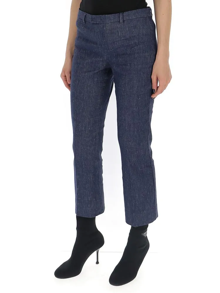 'S Max Mara Cropped Flared Trousers