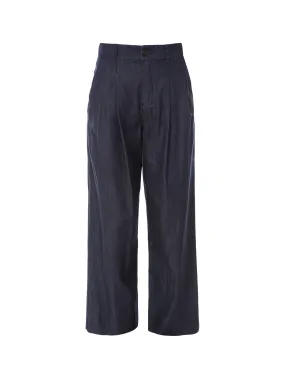 'S Max Mara Denim Wide-Leg Trousers