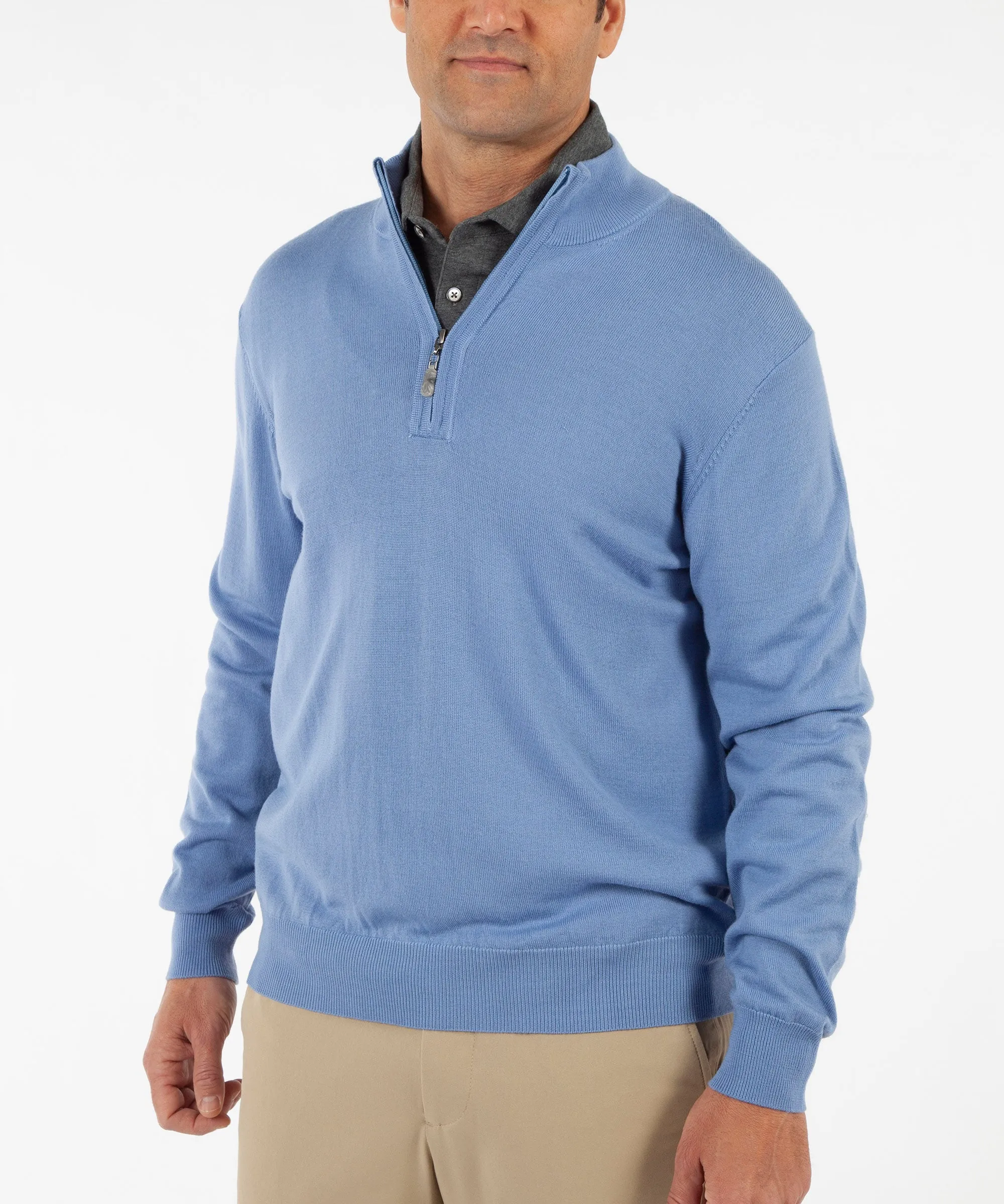 Signature 100% Merino Wool Quarter-Zip Sweater