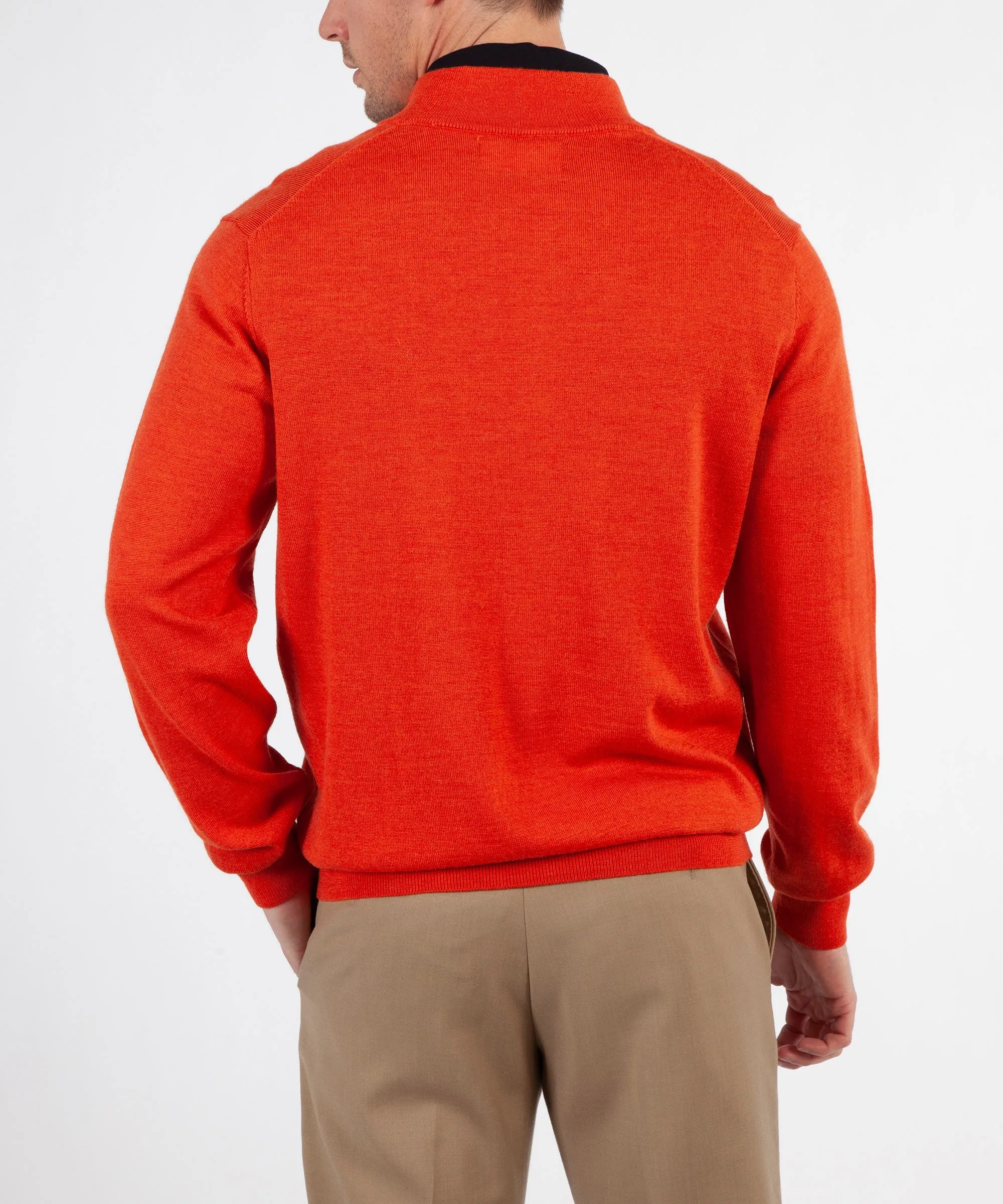 Signature 100% Merino Wool Quarter-Zip Sweater