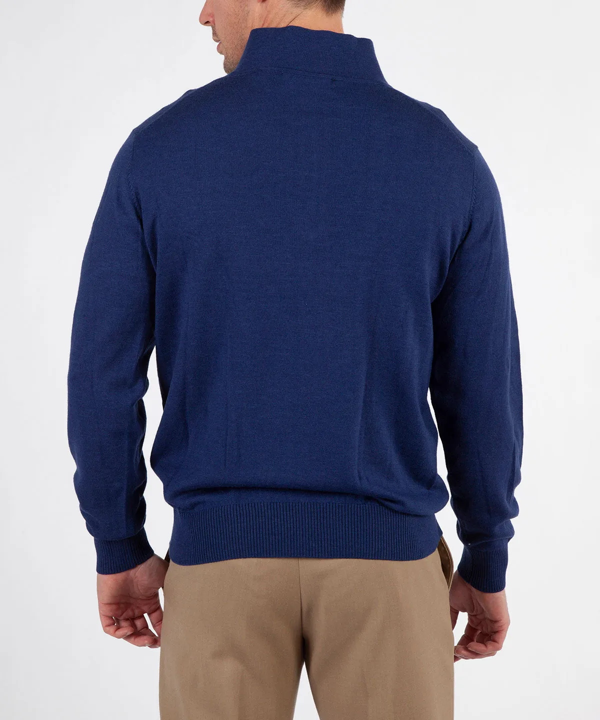 Signature 100% Merino Wool Quarter-Zip Sweater