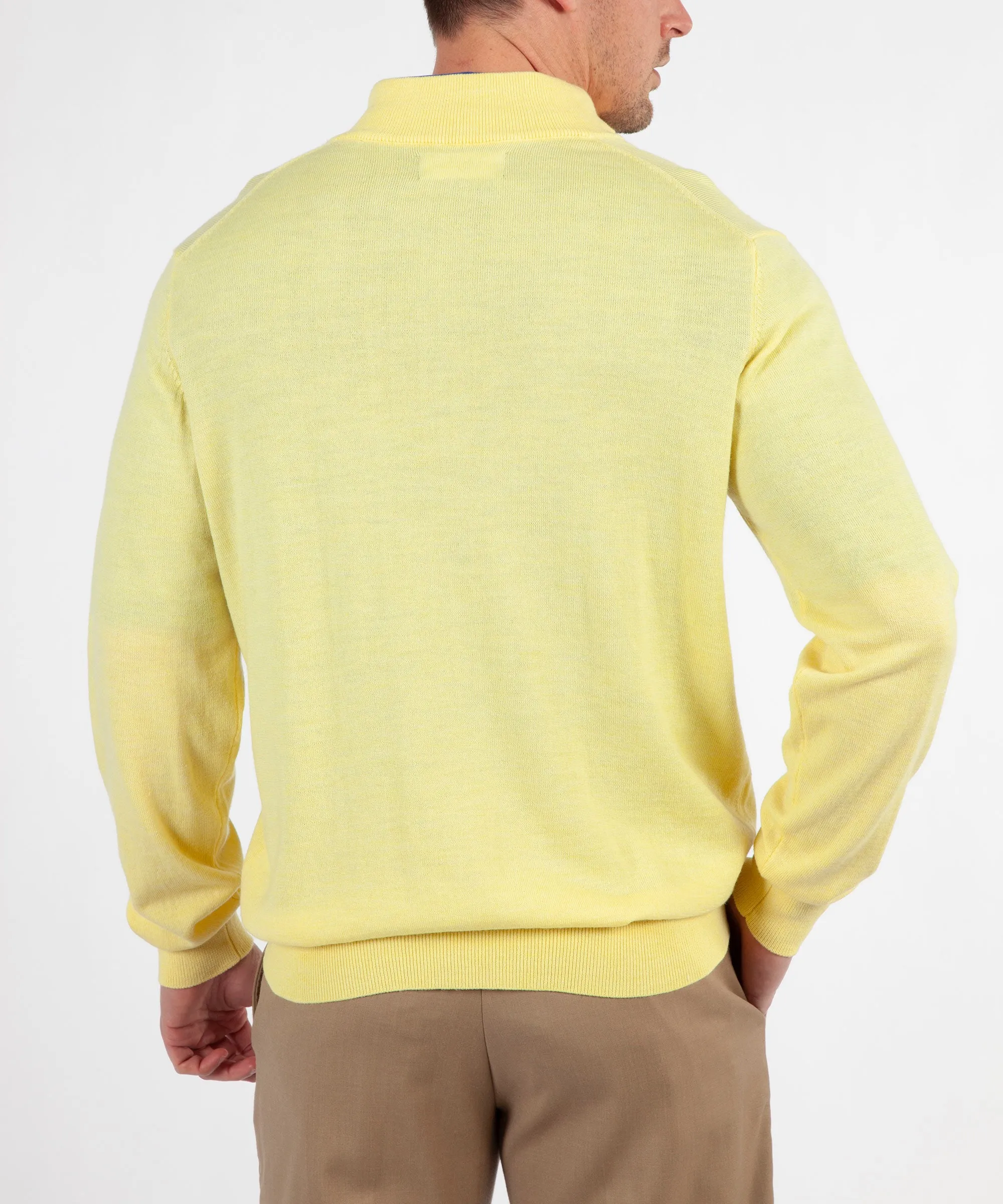 Signature 100% Merino Wool Quarter-Zip Sweater