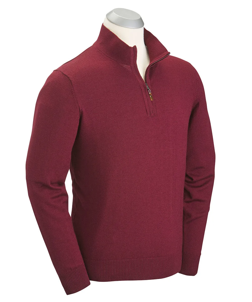 Signature 100% Merino Wool Quarter-Zip Sweater