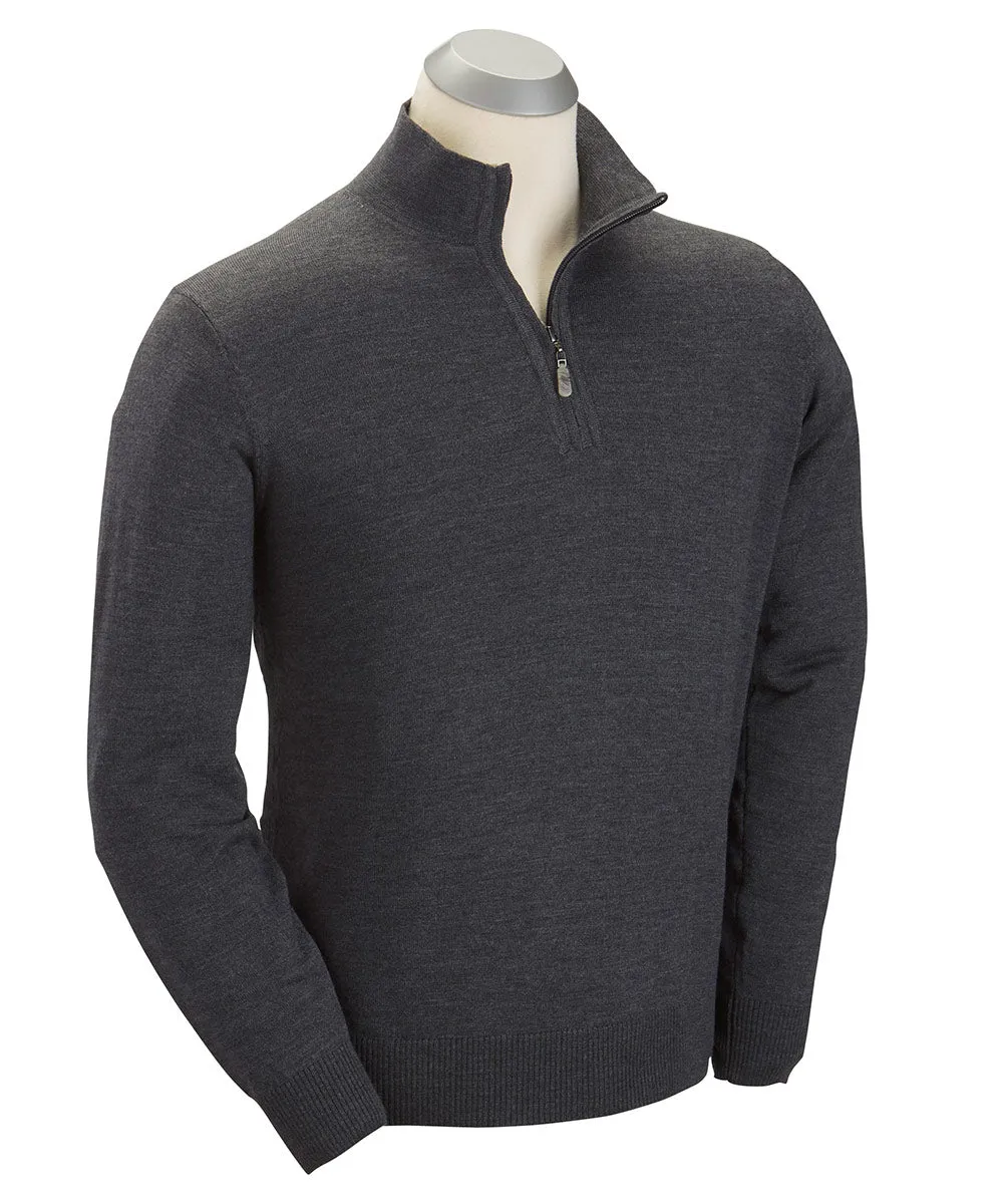 Signature 100% Merino Wool Quarter-Zip Sweater