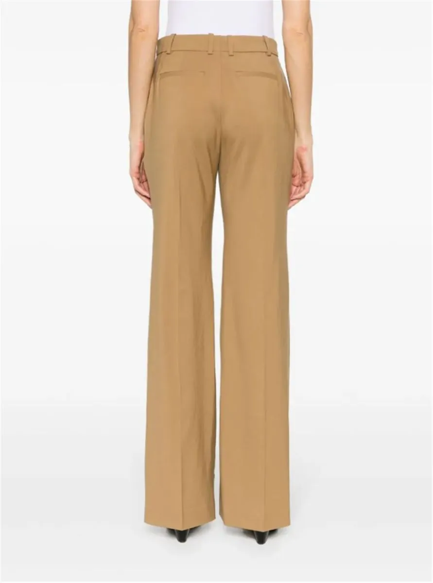 STRAIGHT-LEG VIRGIN-WOOL TROUSERS