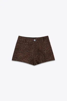 Suede Short Shorts