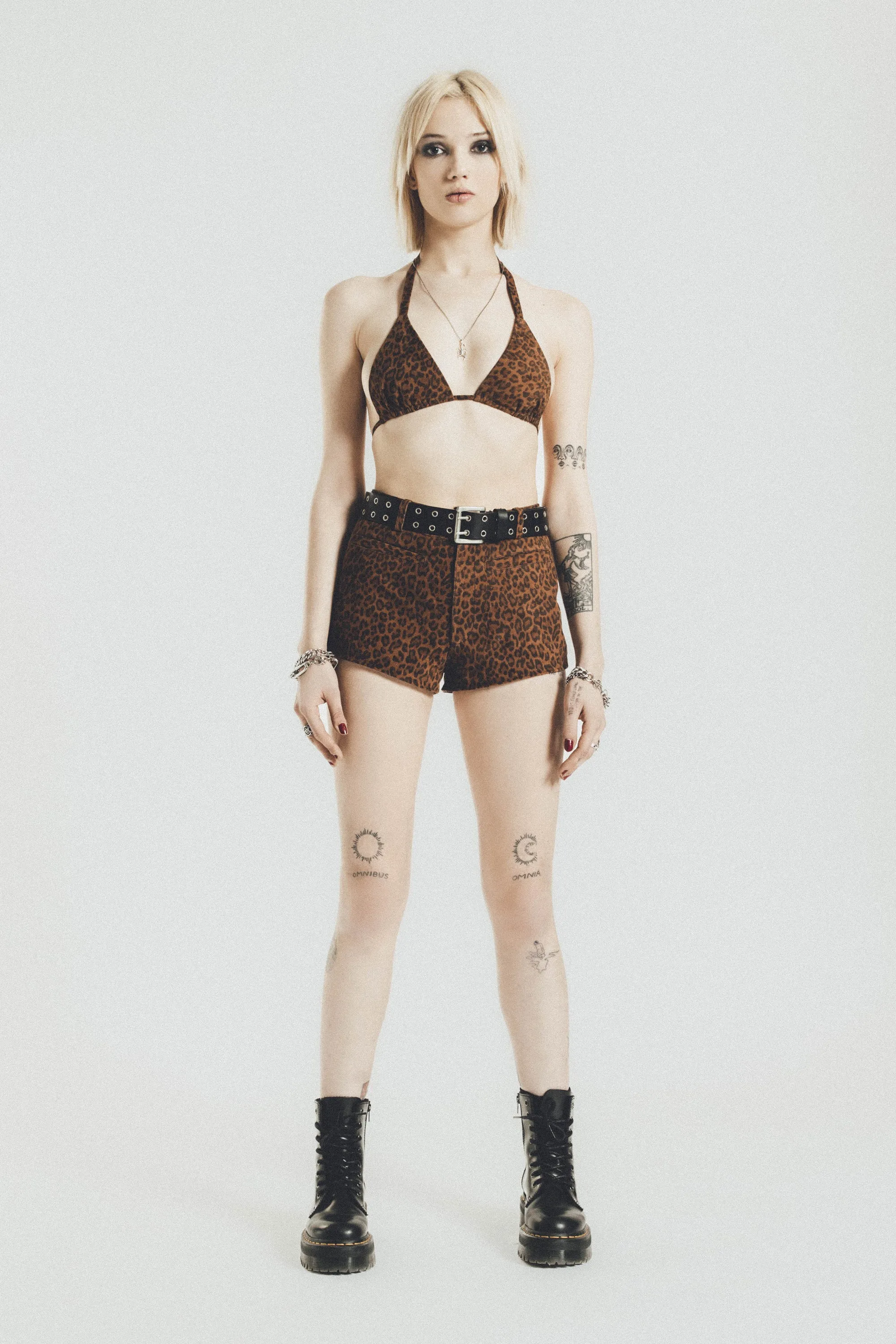 Suede Short Shorts