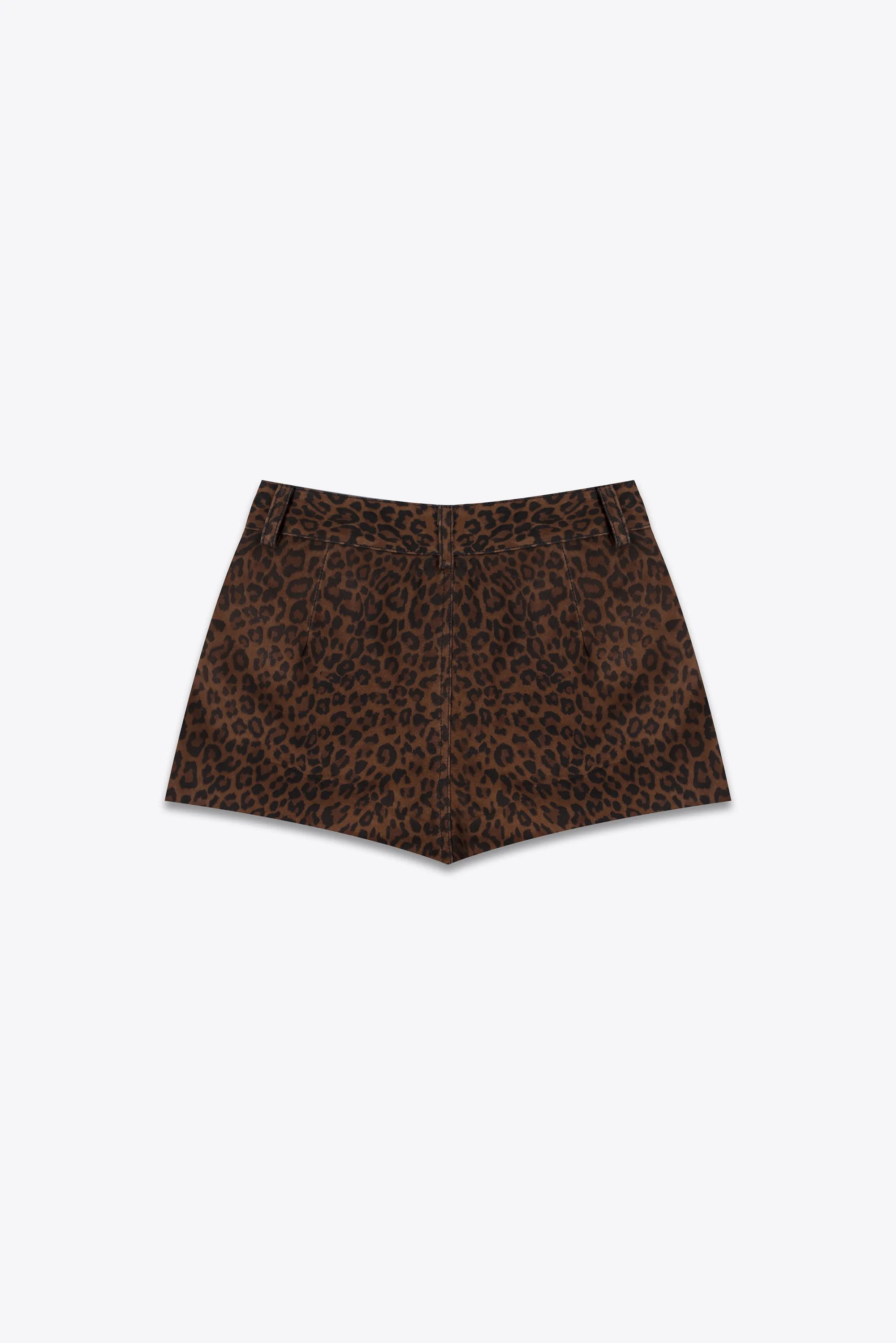 Suede Short Shorts